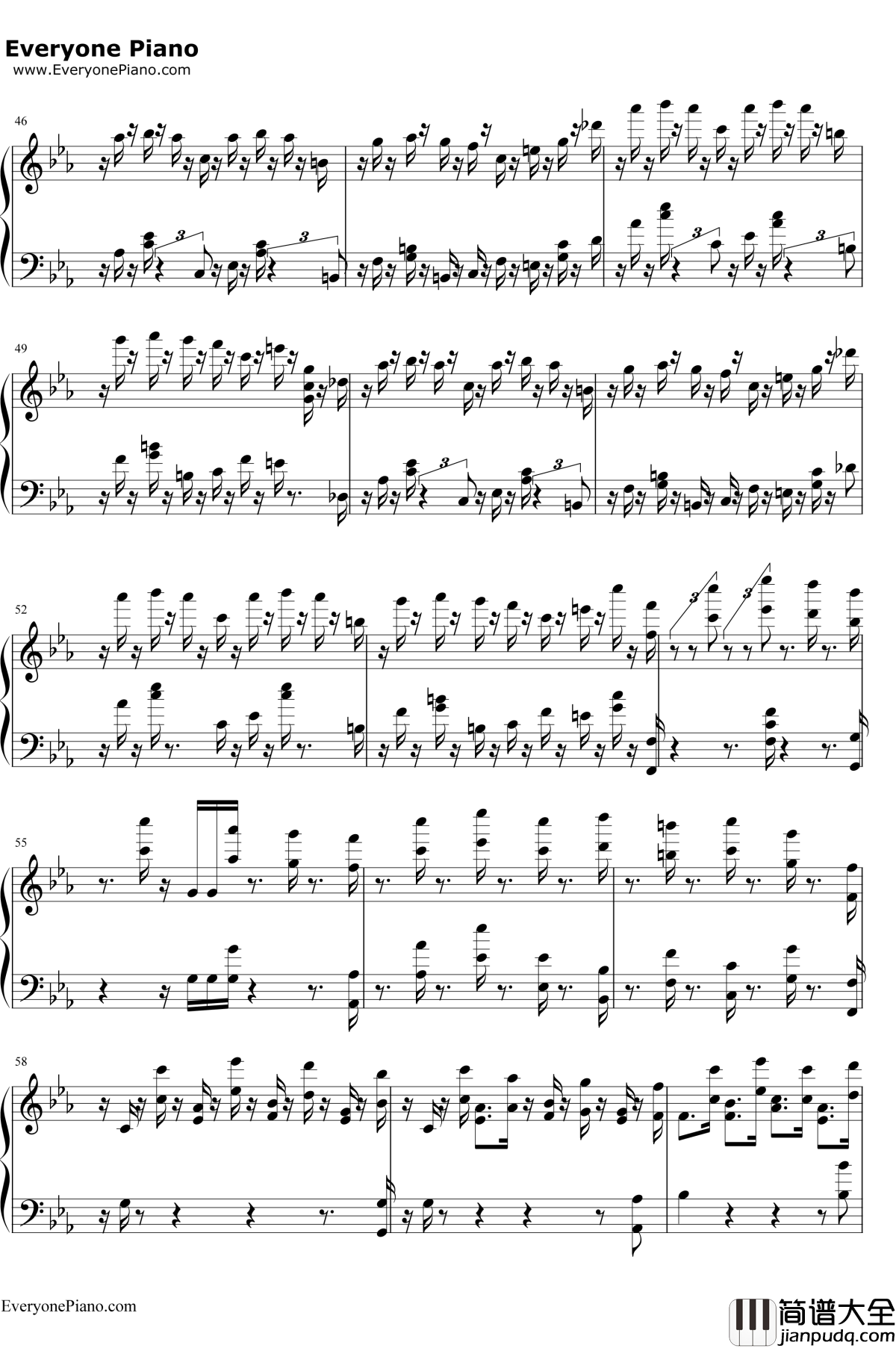 Fable钢琴谱_Rayark_Deemo游戏歌曲