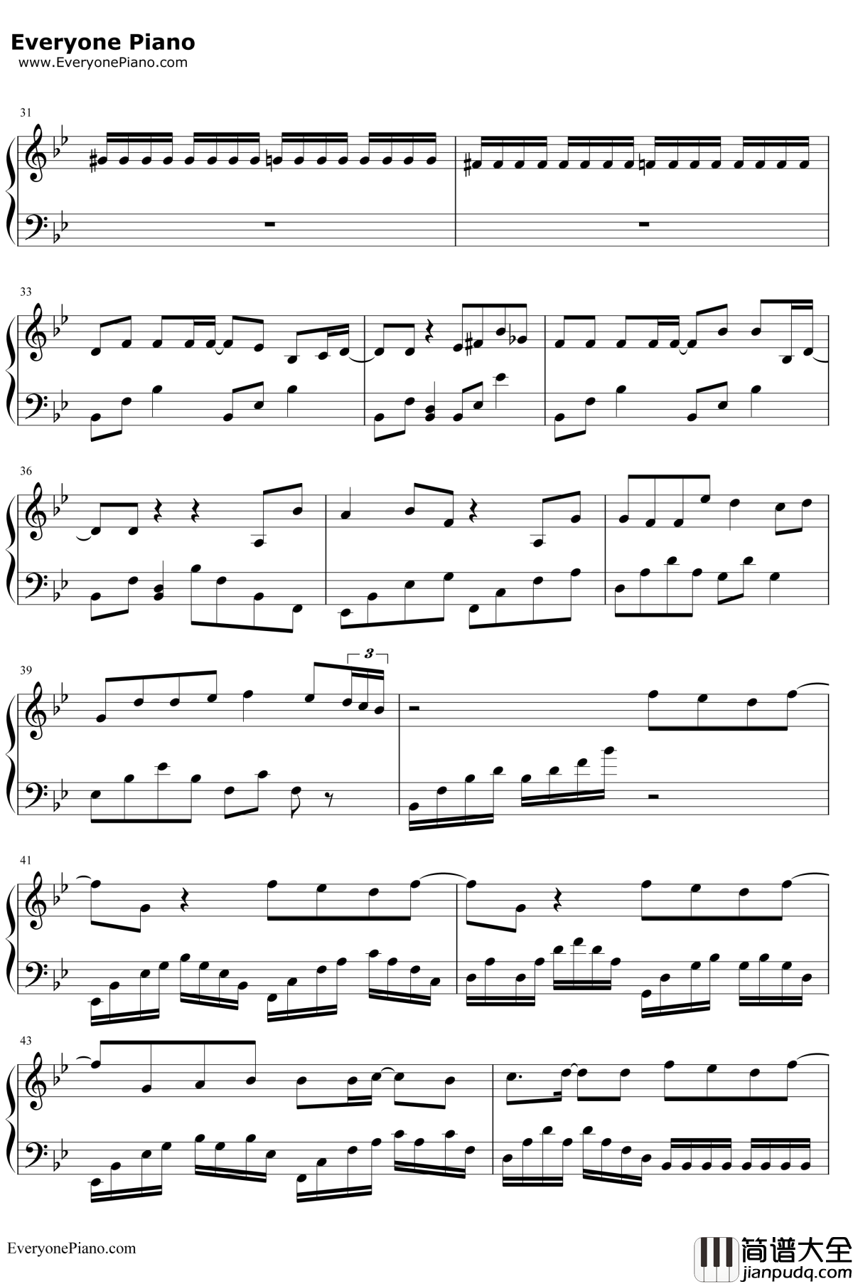 说谎钢琴谱__林宥嘉