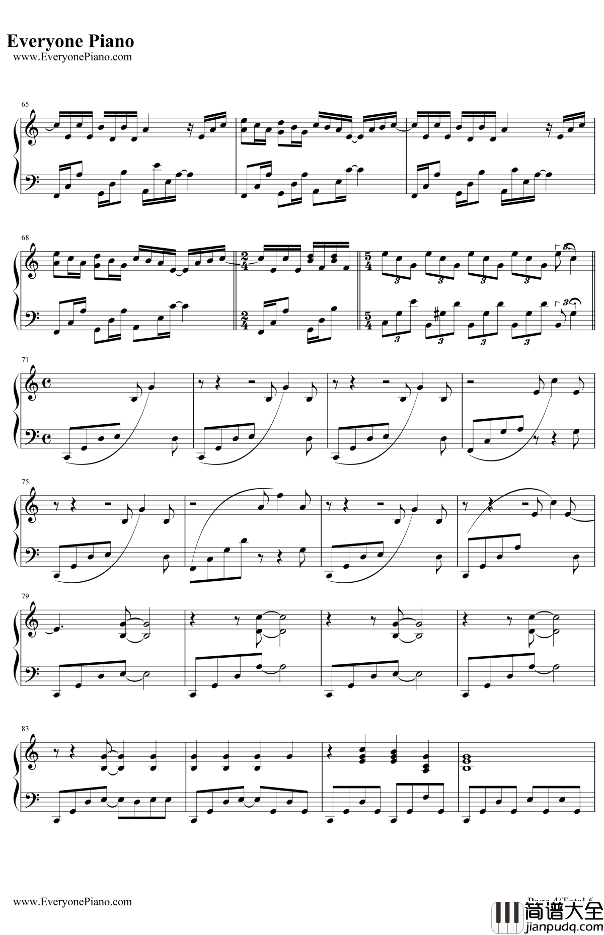 Longing__Love钢琴谱_GeorgeWinston乔治温斯顿