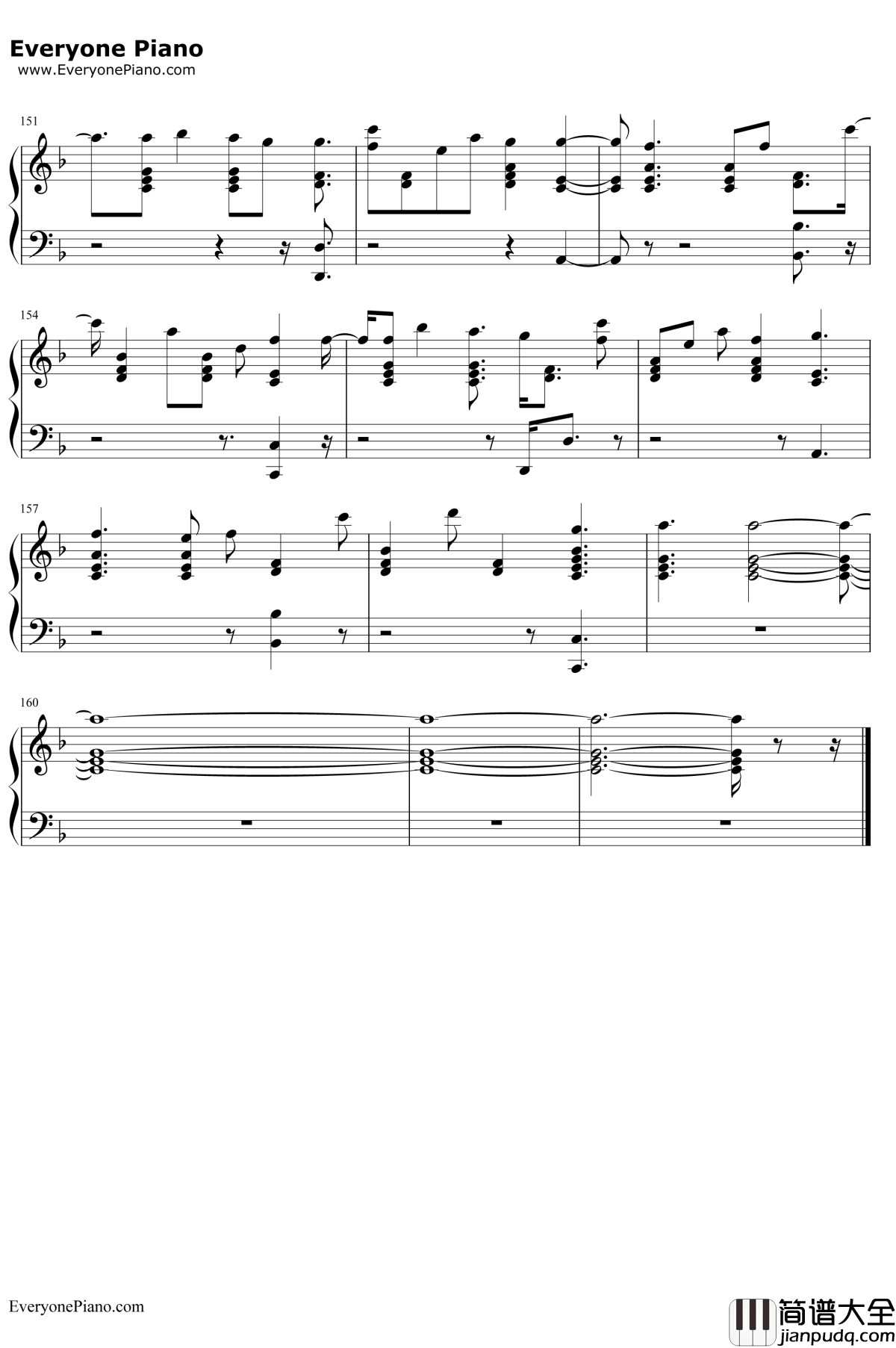 Lonely_Together钢琴谱_Avicii