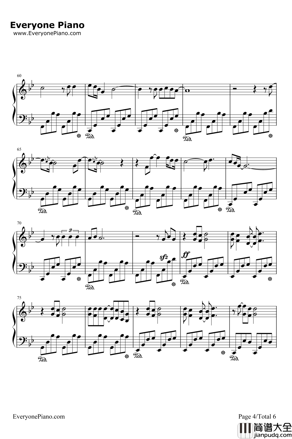 ColdLittleHeart钢琴谱_MichaelKiwanuka_大小谎言OP