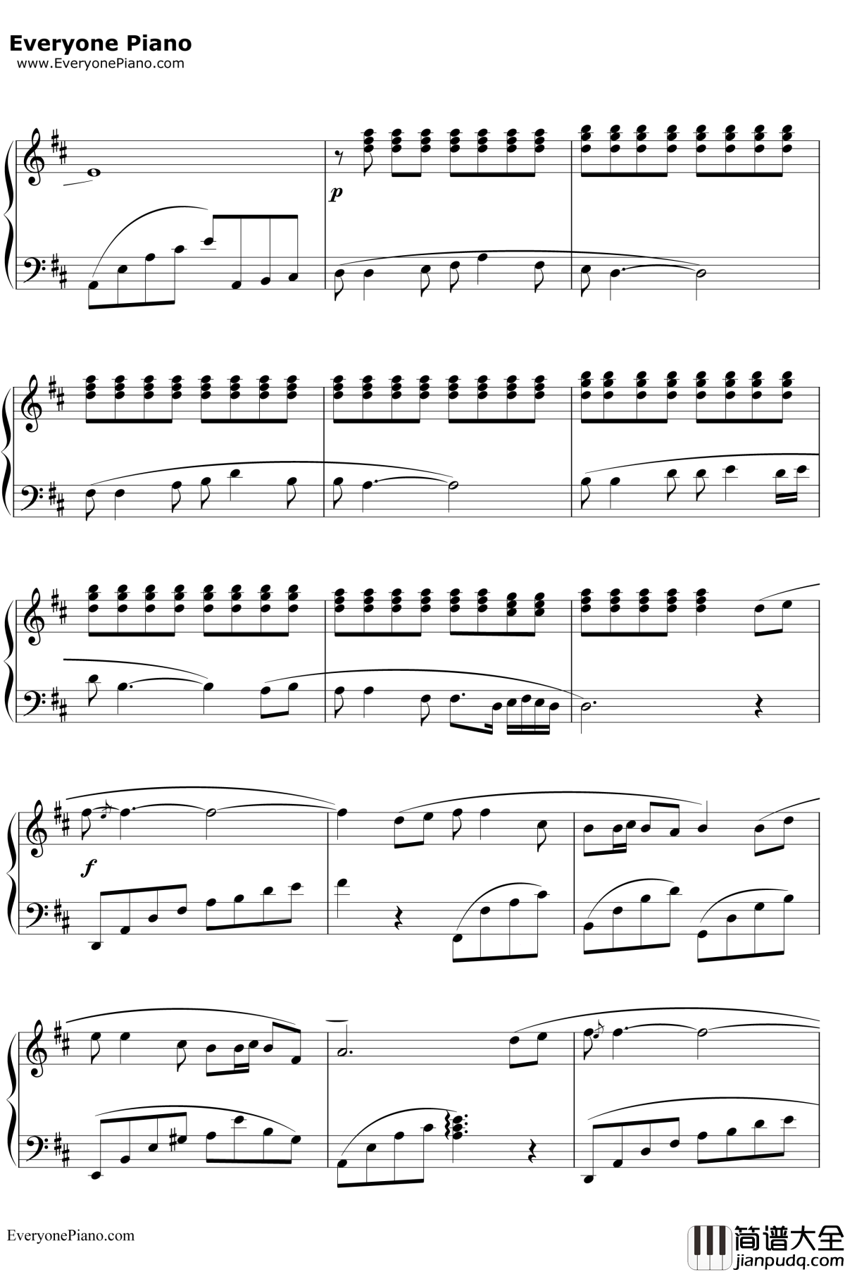 爱的奉献钢琴谱_韦唯