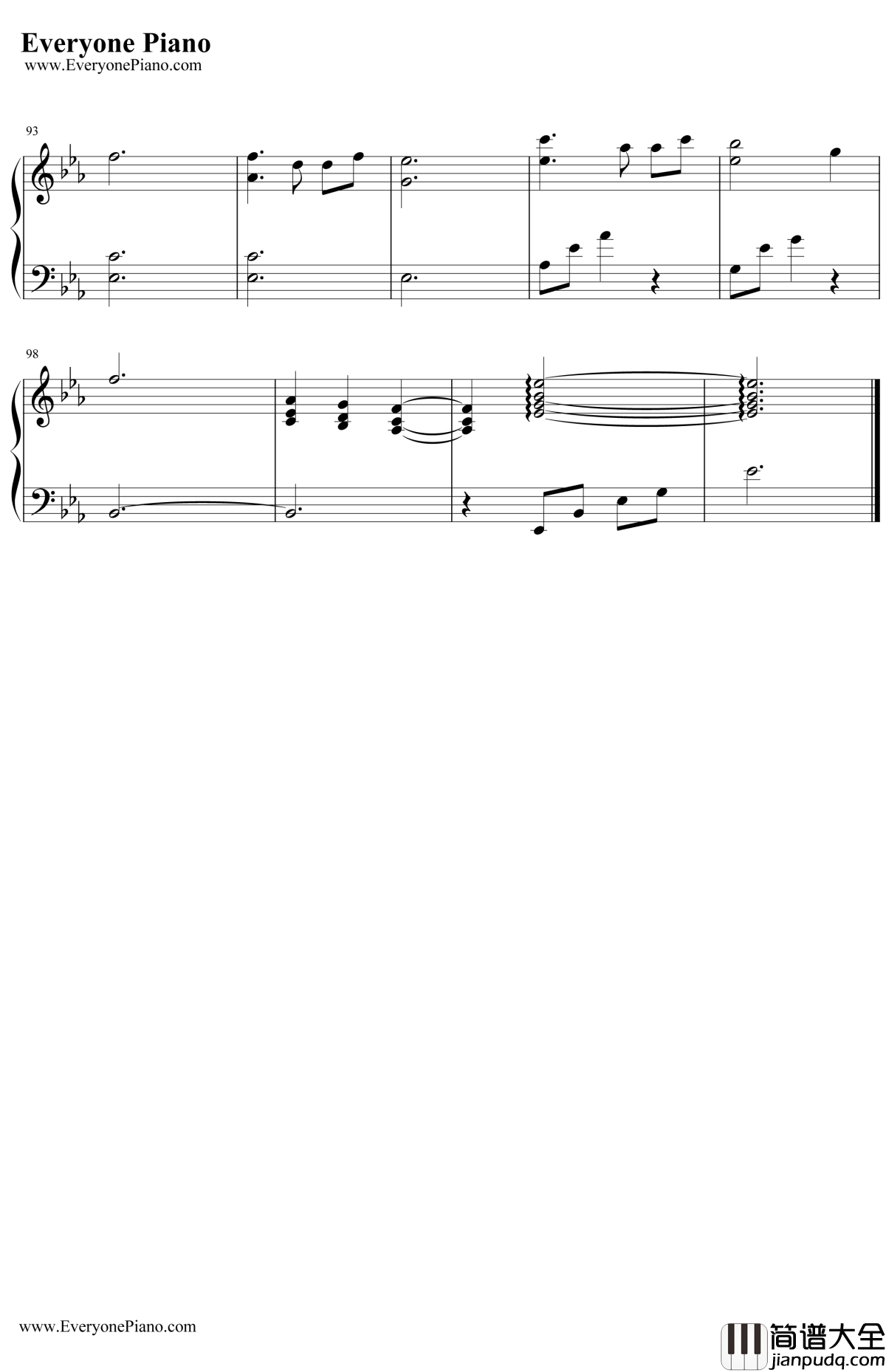 向日葵之家的圆舞曲钢琴谱_藤泽麻衣久石让宫崎骏_悬崖上的金鱼姬插曲