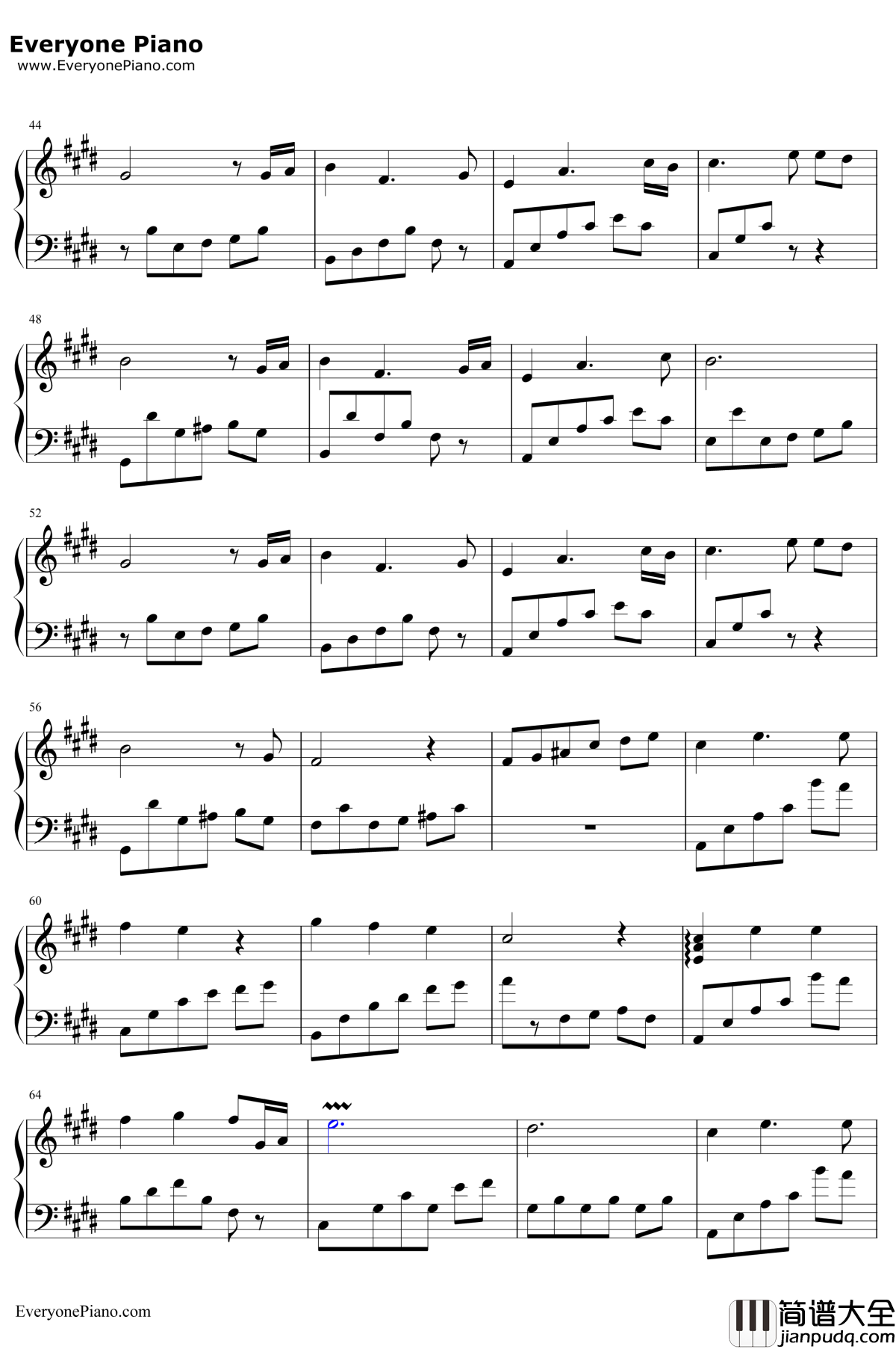 月神钢琴谱_班得瑞