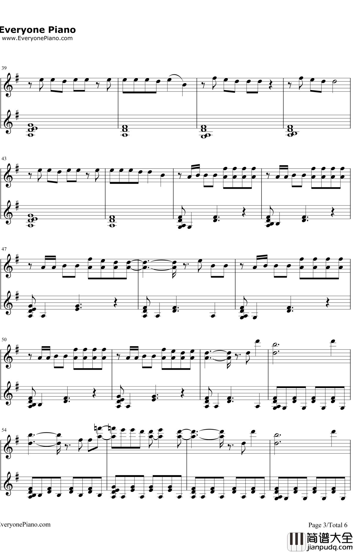 Sugar钢琴谱_Maroon5