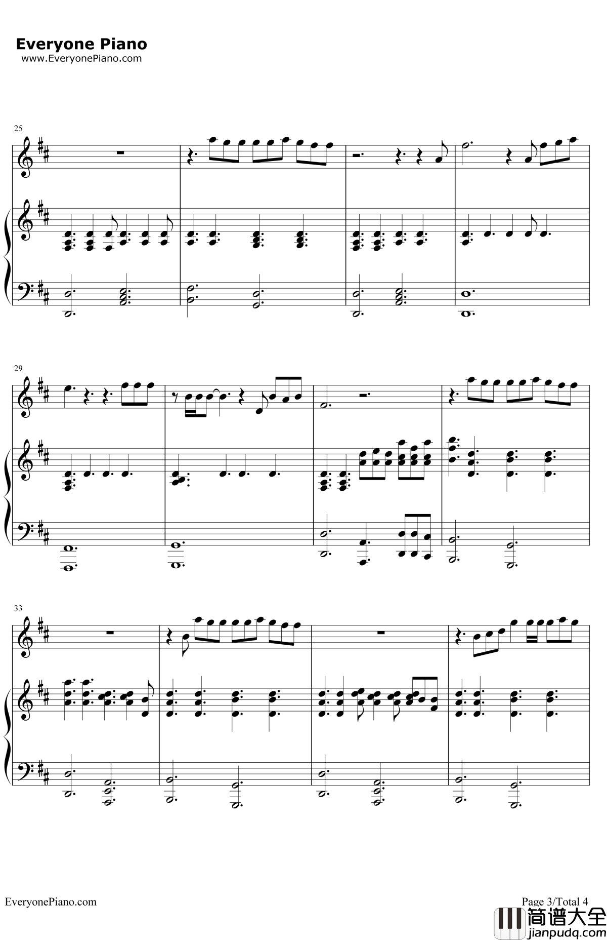 Say_Something完整版钢琴谱_AGreatBigWorldChristinaAguilera