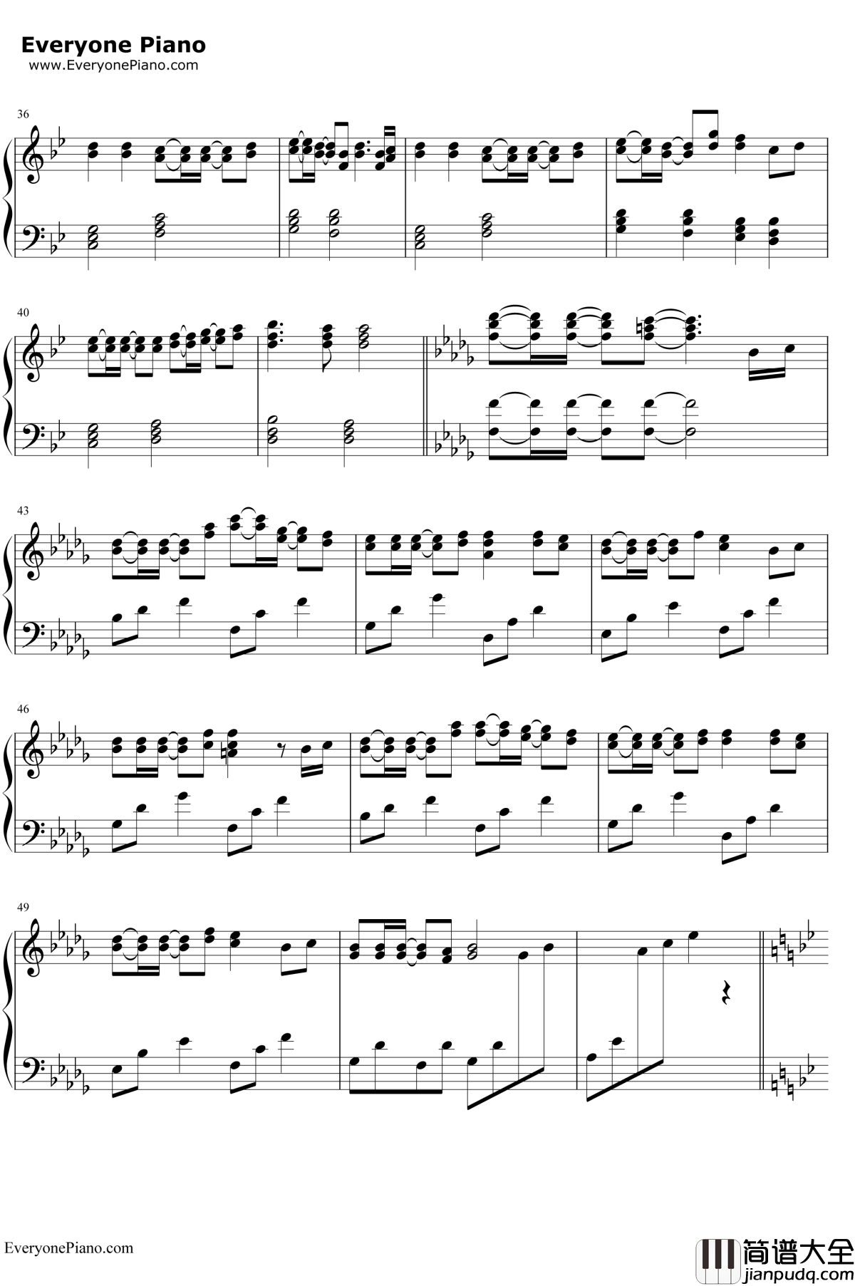 悪ノ召使钢琴谱_鏡音レン