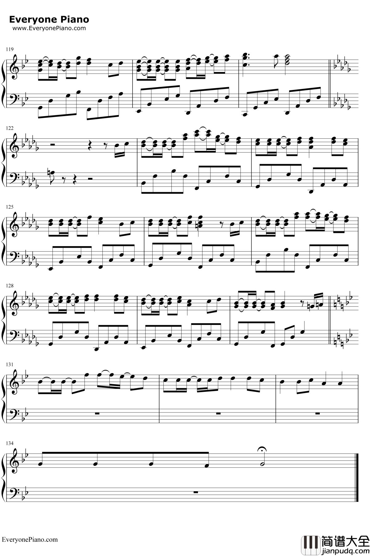 悪ノ召使钢琴谱_鏡音レン