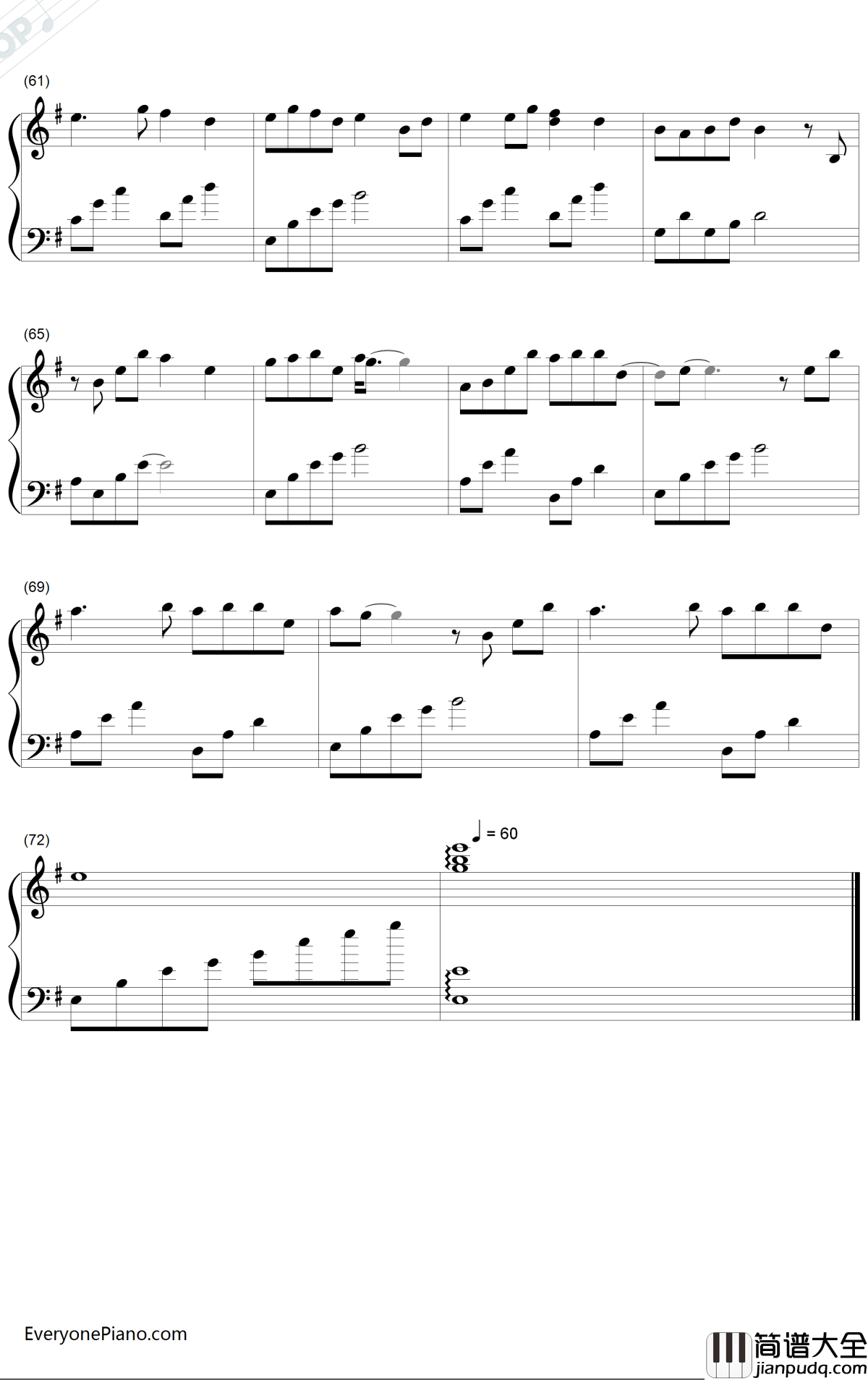 枫思秋月钢琴谱__赵海洋