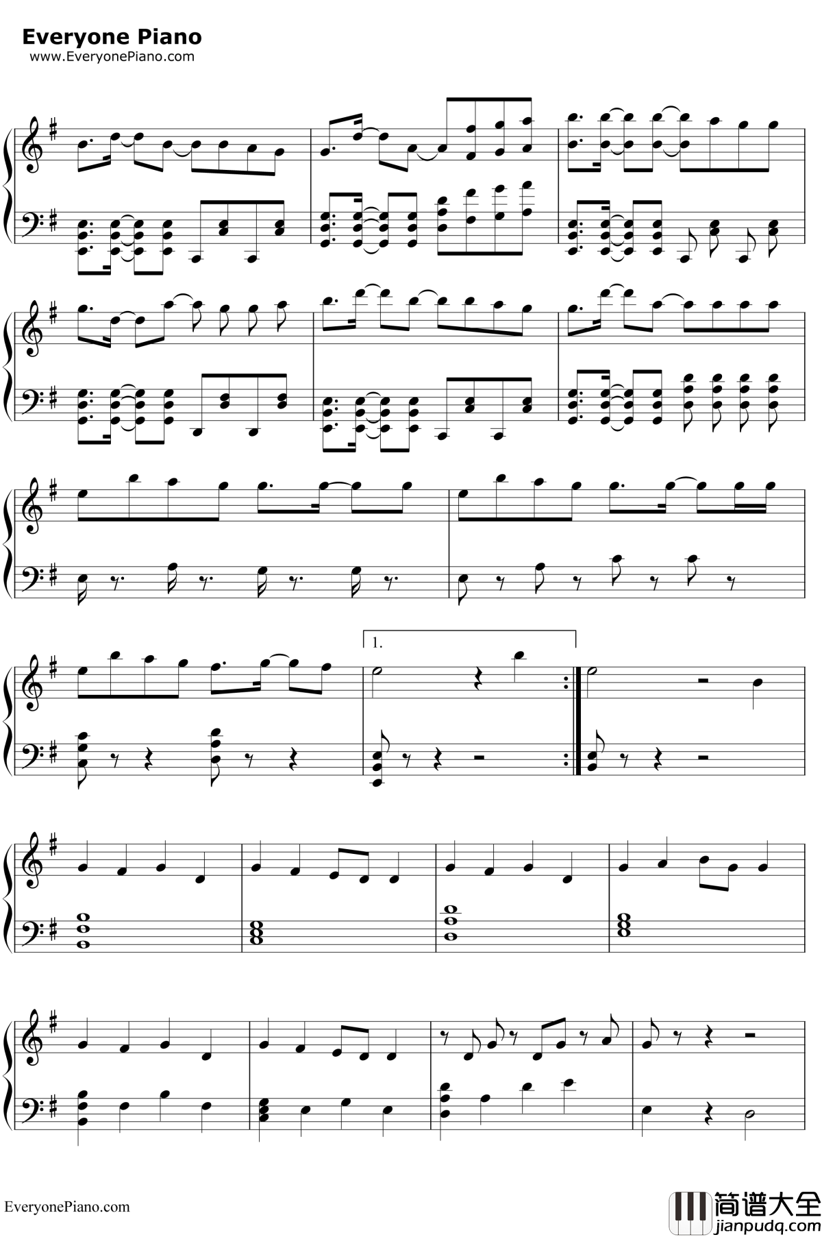 妄想税钢琴谱_初音ミク