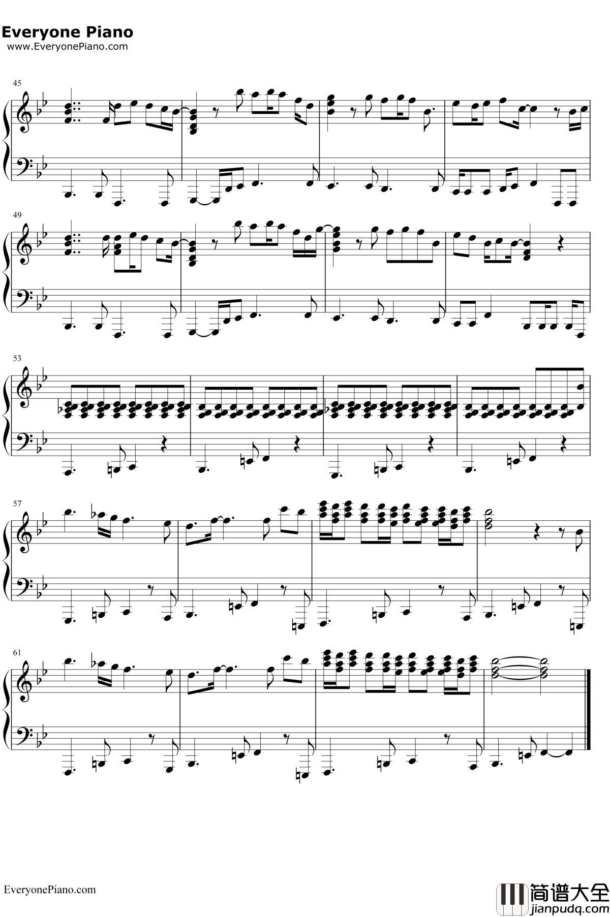 来吧甜蜜的死亡钢琴谱_Arianne_新世纪福音战士剧场版插曲