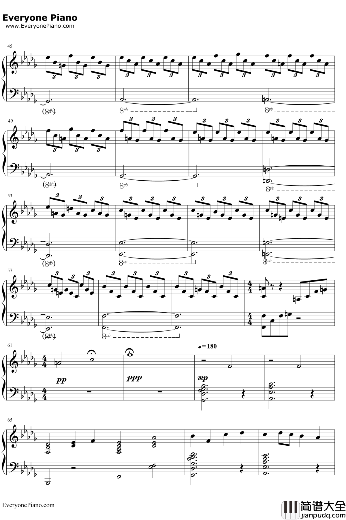 千年の孤独钢琴谱_东方Project_U.N.オーエンは彼女なのか