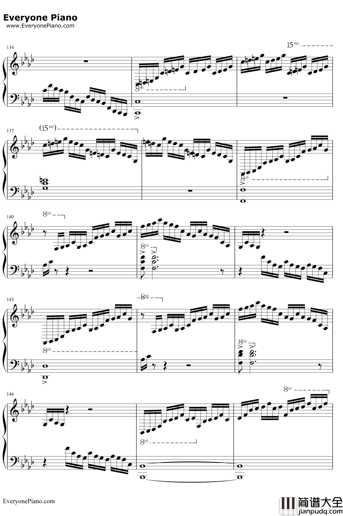 千年の孤独钢琴谱_东方Project_U.N.オーエンは彼女なのか