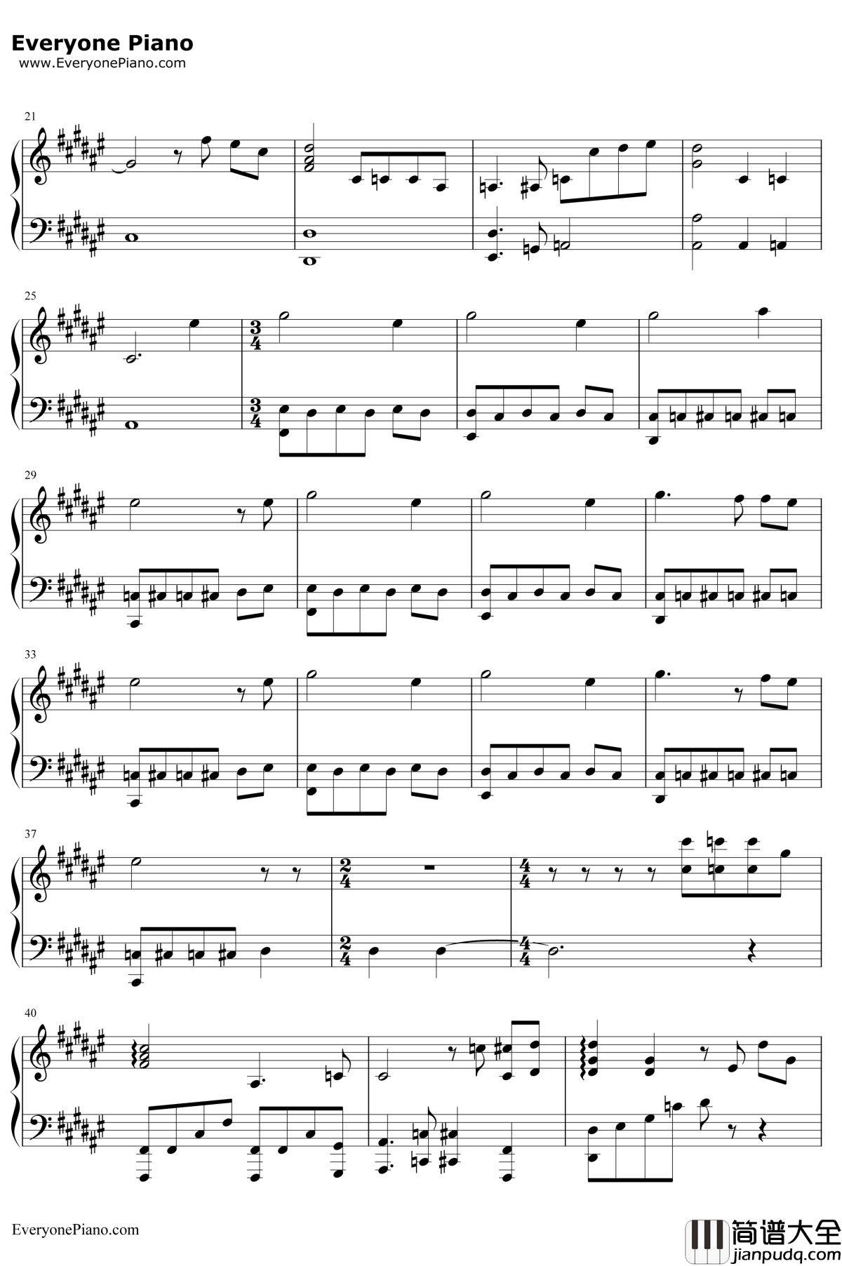 Goodbye_World钢琴谱_JangYoung_gyu_釜山行插曲