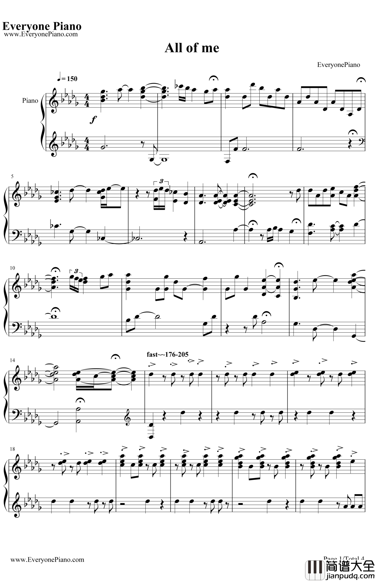 All_of_Me钢琴谱_JonSchmidt