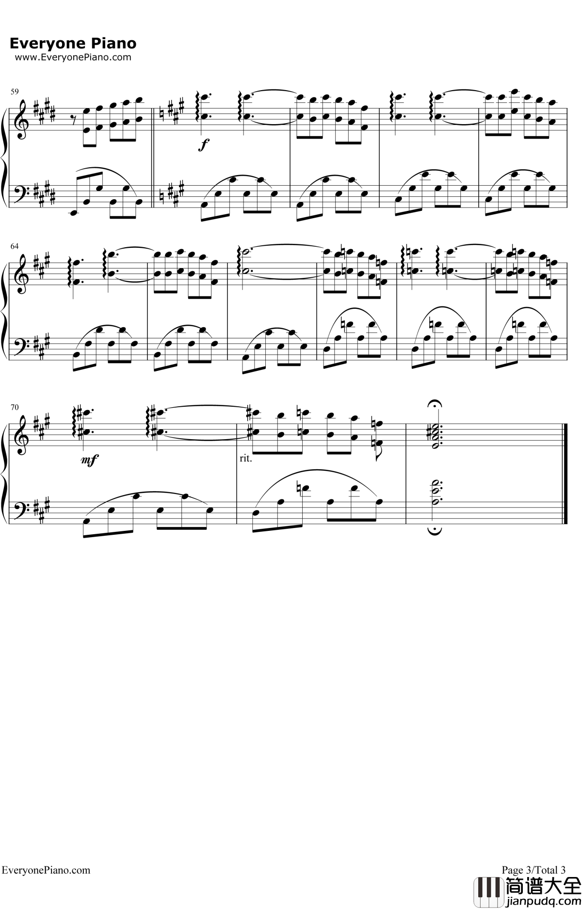 梦中的鸟钢琴谱_理查德·克莱德曼RichardClayderman_Murmures