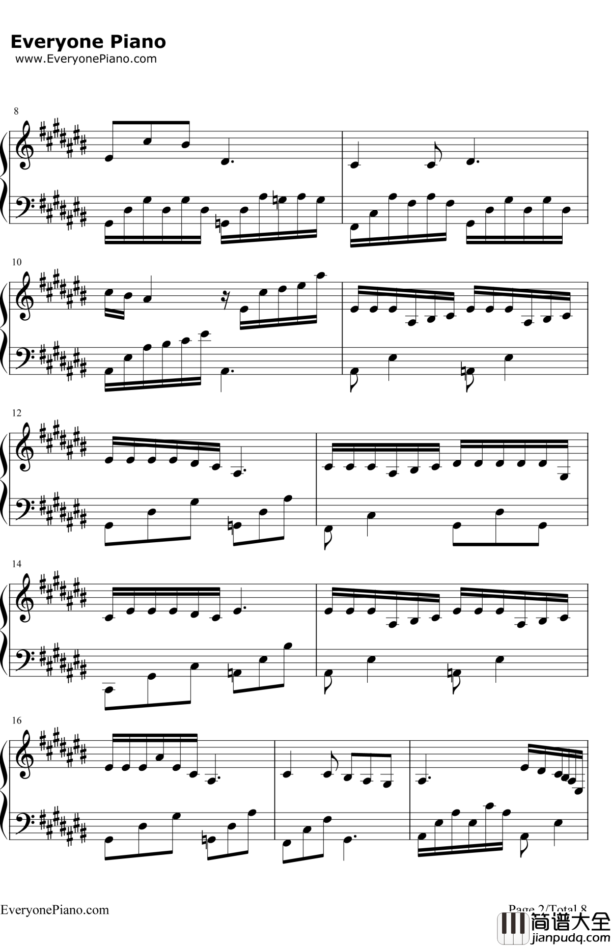 匆匆那年钢琴谱_王菲_匆匆那年主题曲