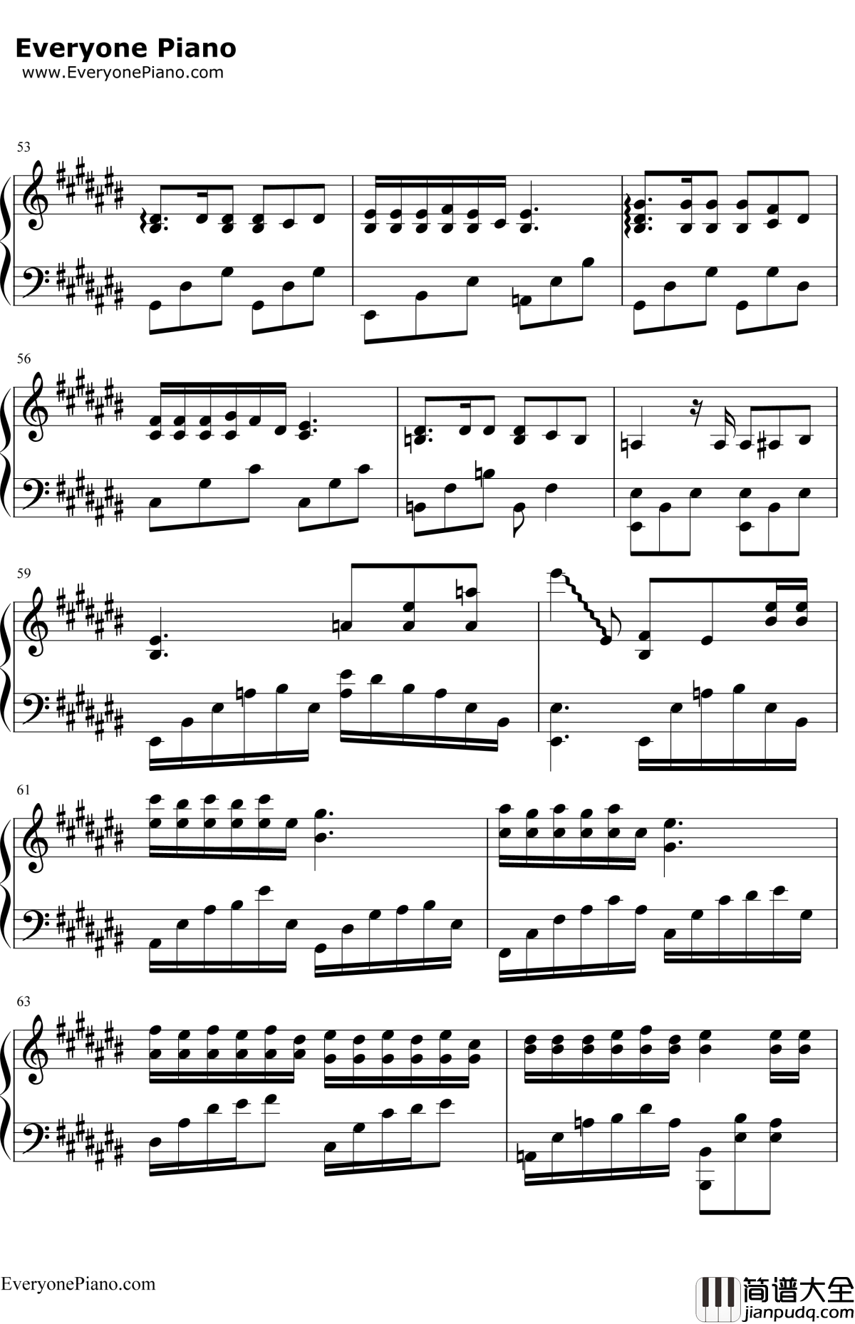 匆匆那年钢琴谱_王菲_匆匆那年主题曲