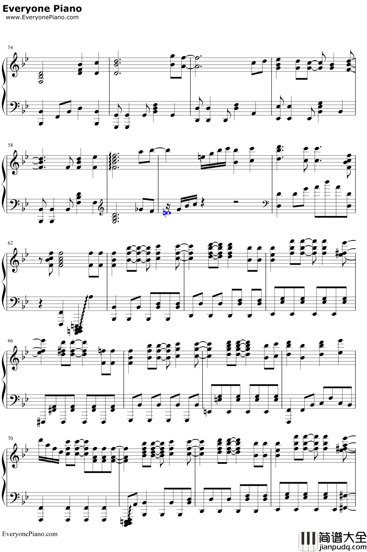 地球最后の告白を钢琴谱_GUMI