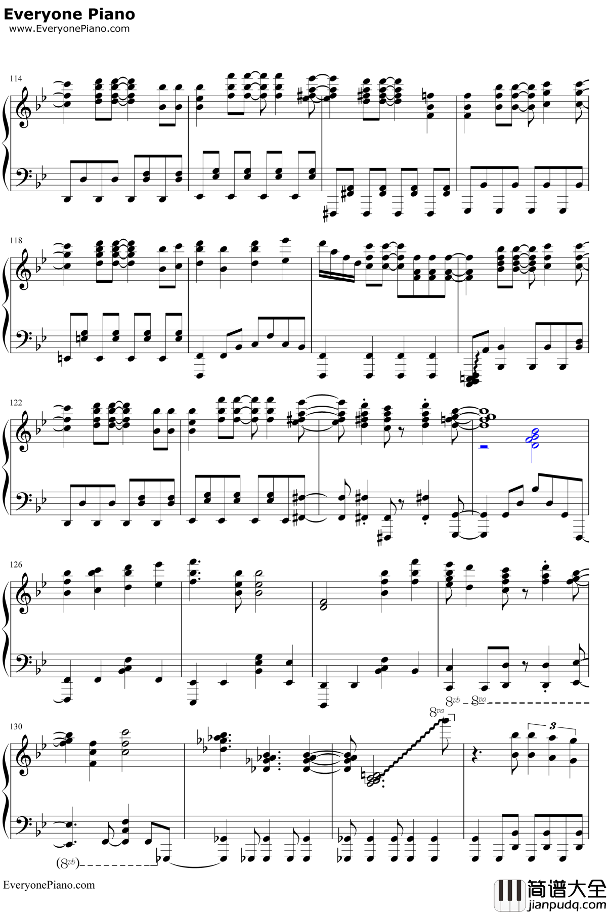 地球最后の告白を钢琴谱_GUMI