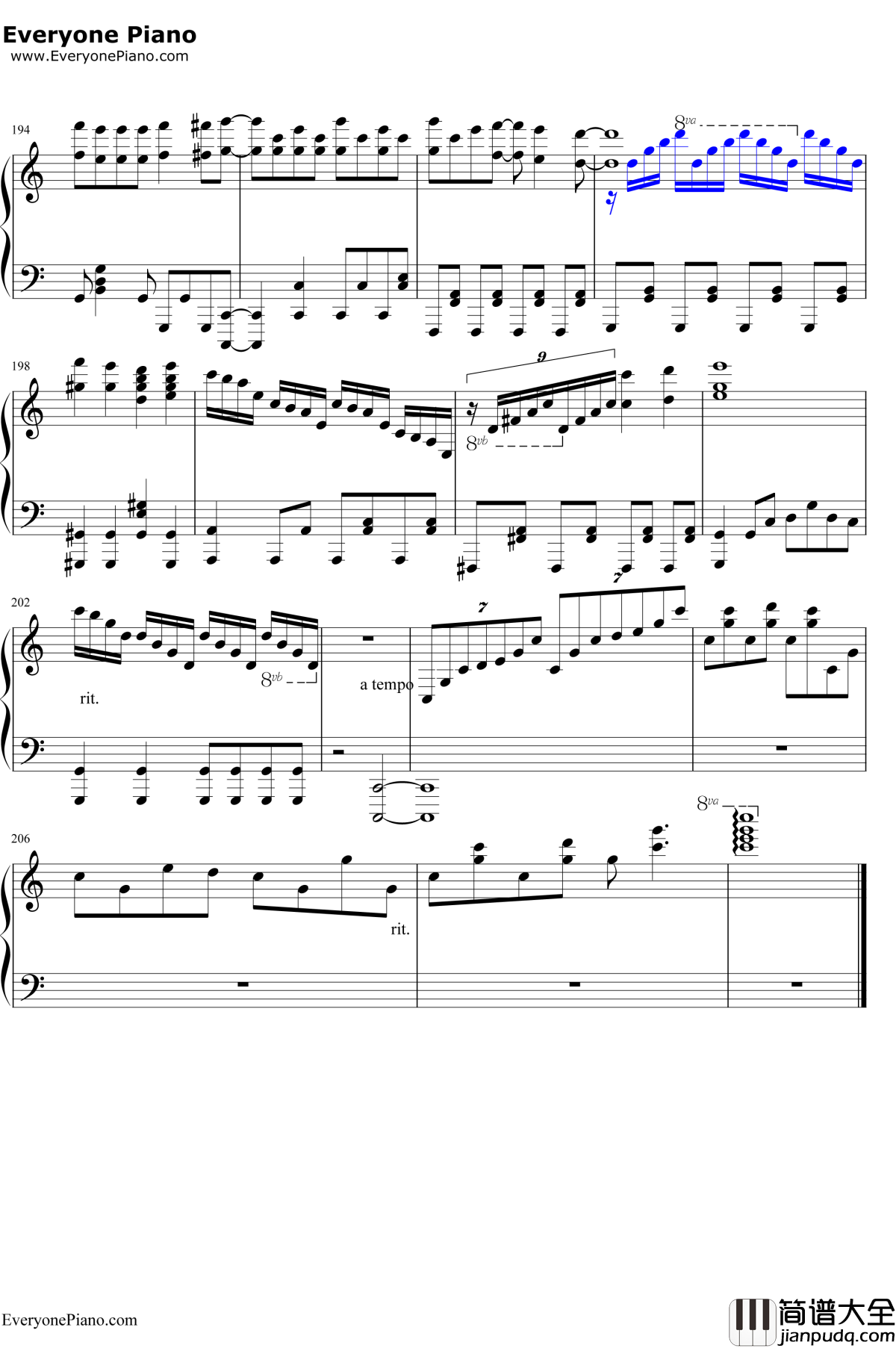 地球最后の告白を钢琴谱_GUMI