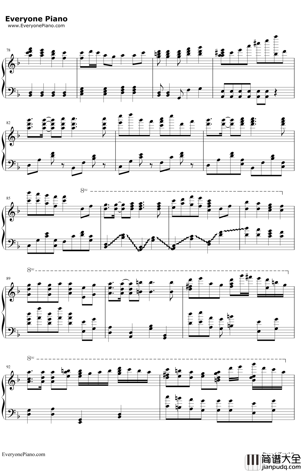 千本樱钢琴谱__初音未来