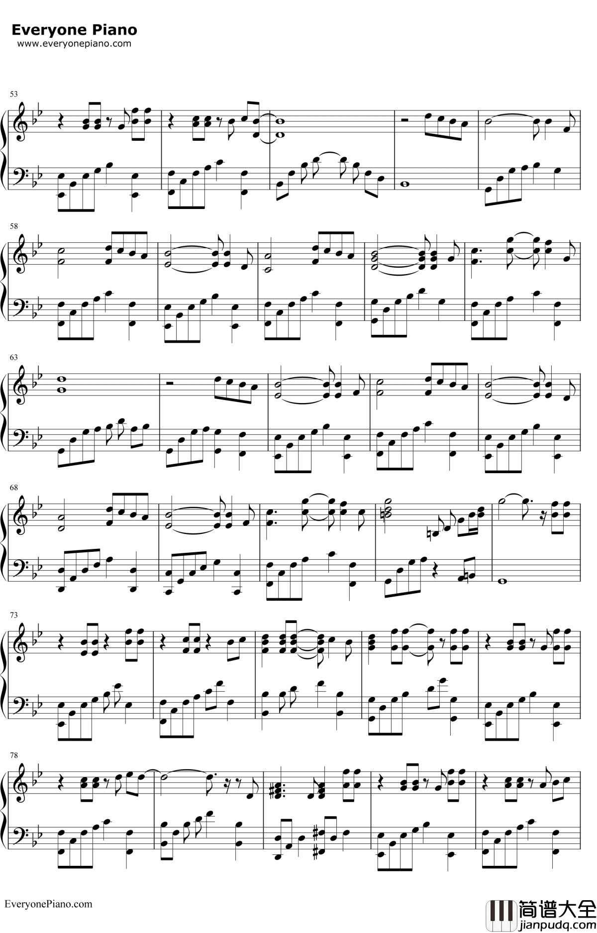 你离开的真相钢琴谱_Pianoboy高志豪_TheTruthThatYouLeave