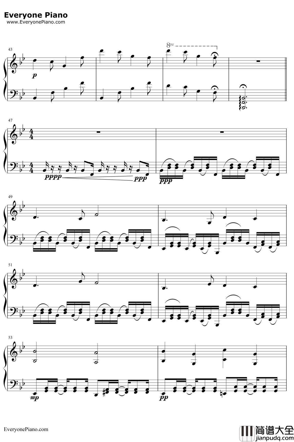 Alpha钢琴谱_丹尼尔·罗森菲尔德C418_Minecraft背景音乐