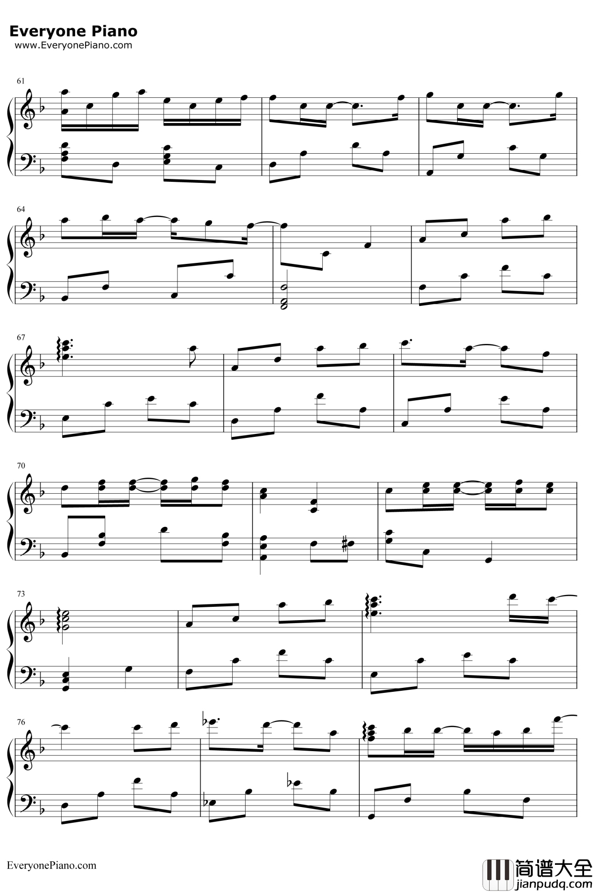 The_Letter钢琴谱_KIVΛ_Deemo背景音乐