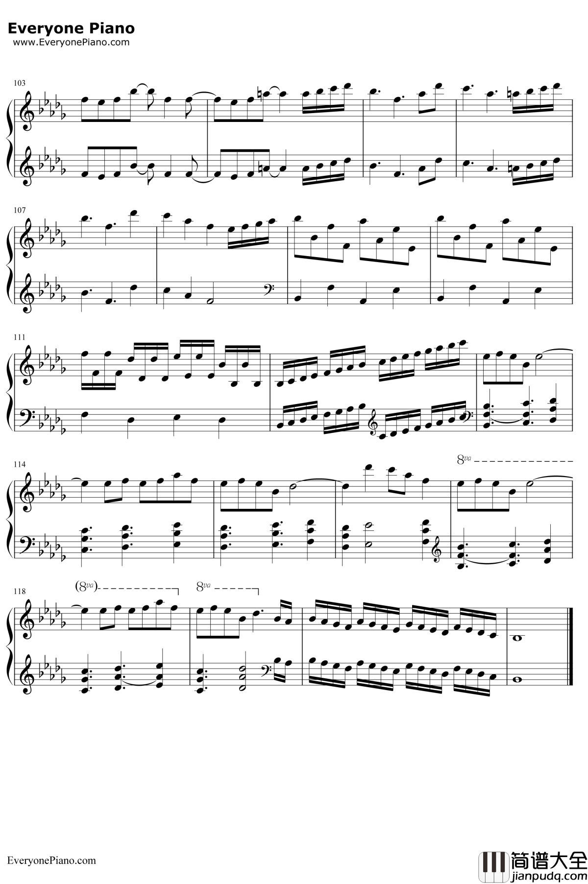 Merry_Christmas_Mr_Lawrence钢琴谱_坂本龙一_圣诞快乐劳伦斯先生原声音乐