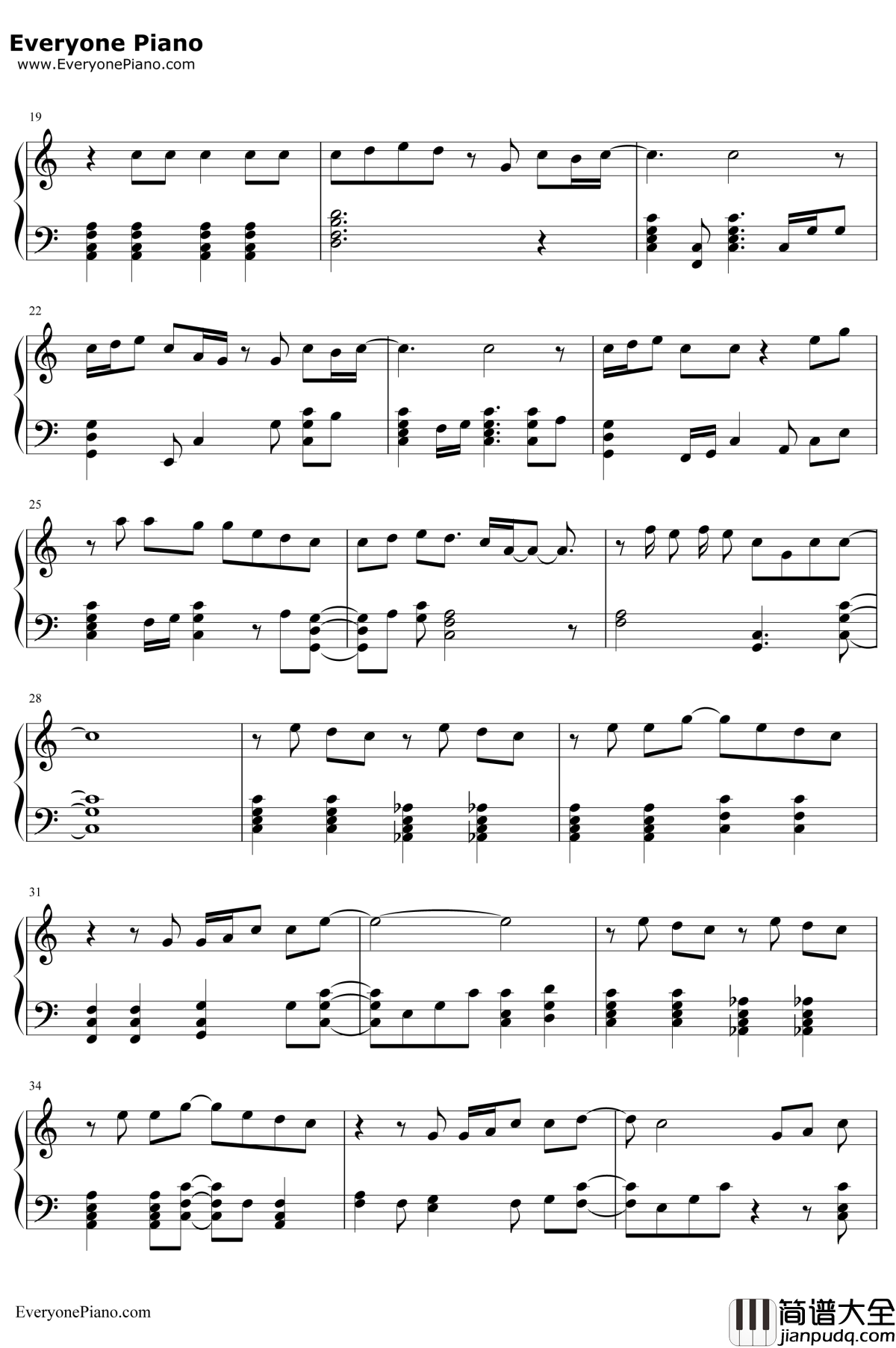 Its_the_Right_Time钢琴谱_三浦大知_寄生兽ED