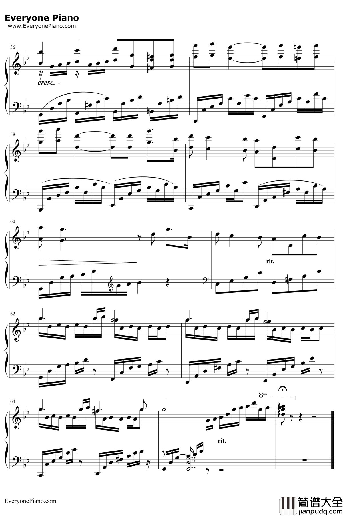 是否爱过我钢琴谱__孙楠