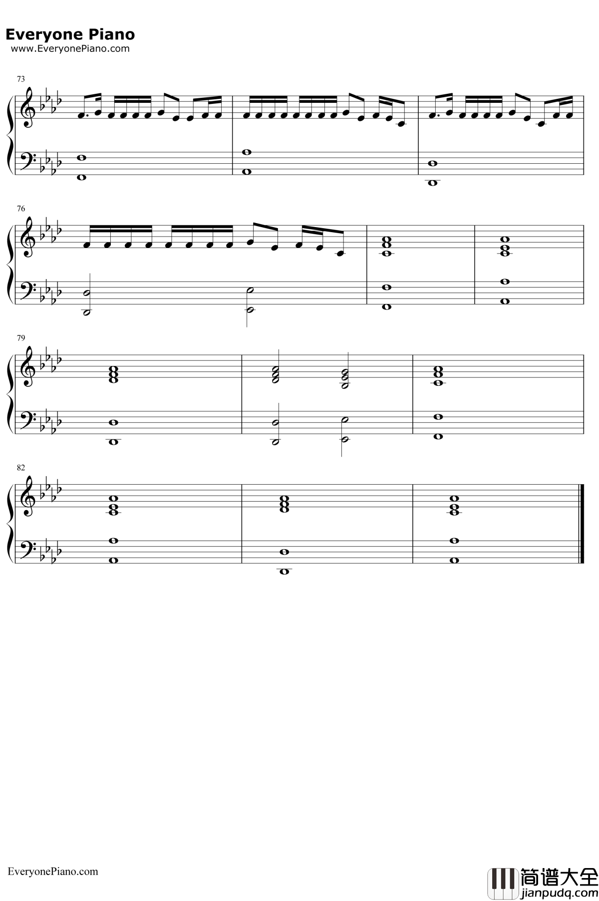 A_Different_Way钢琴谱_DJSnakeLauv