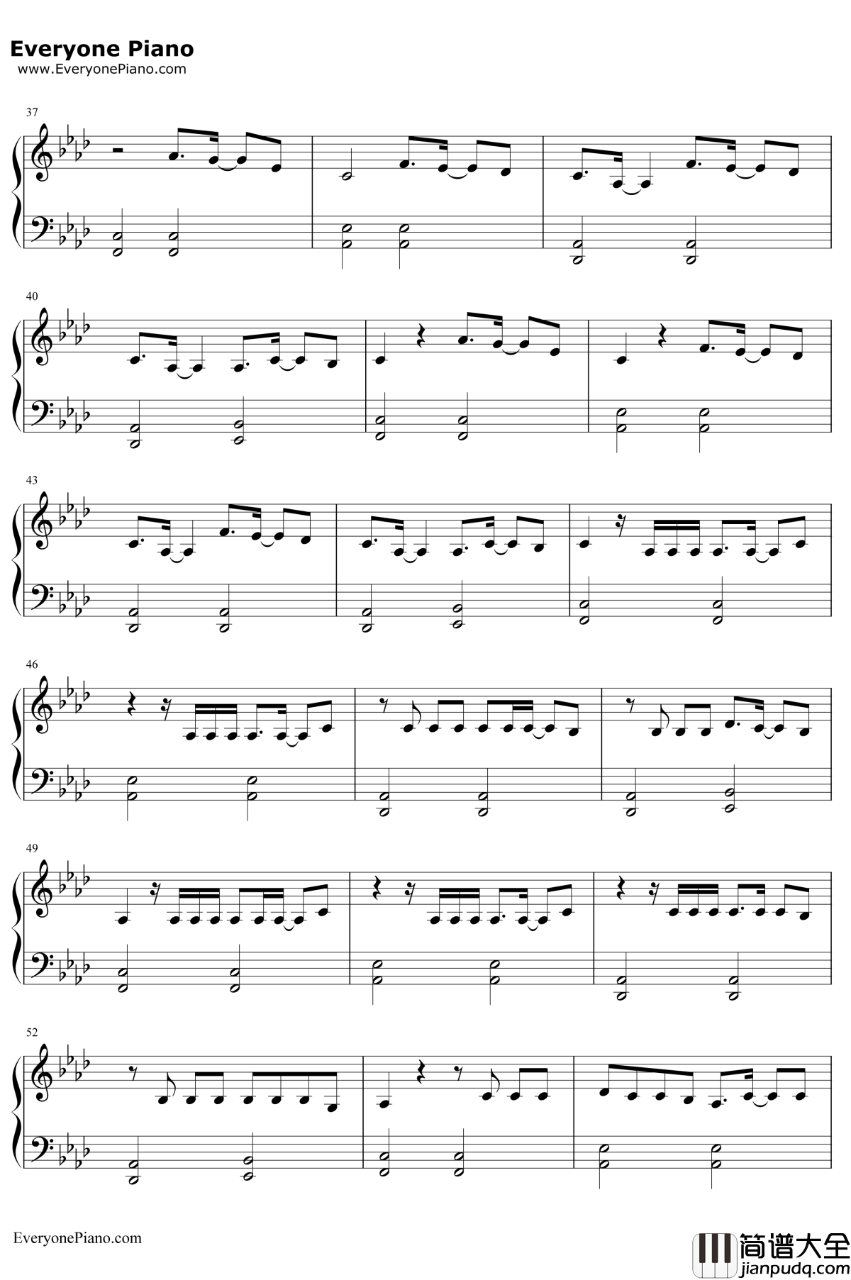 A_Different_Way钢琴谱_DJSnakeLauv