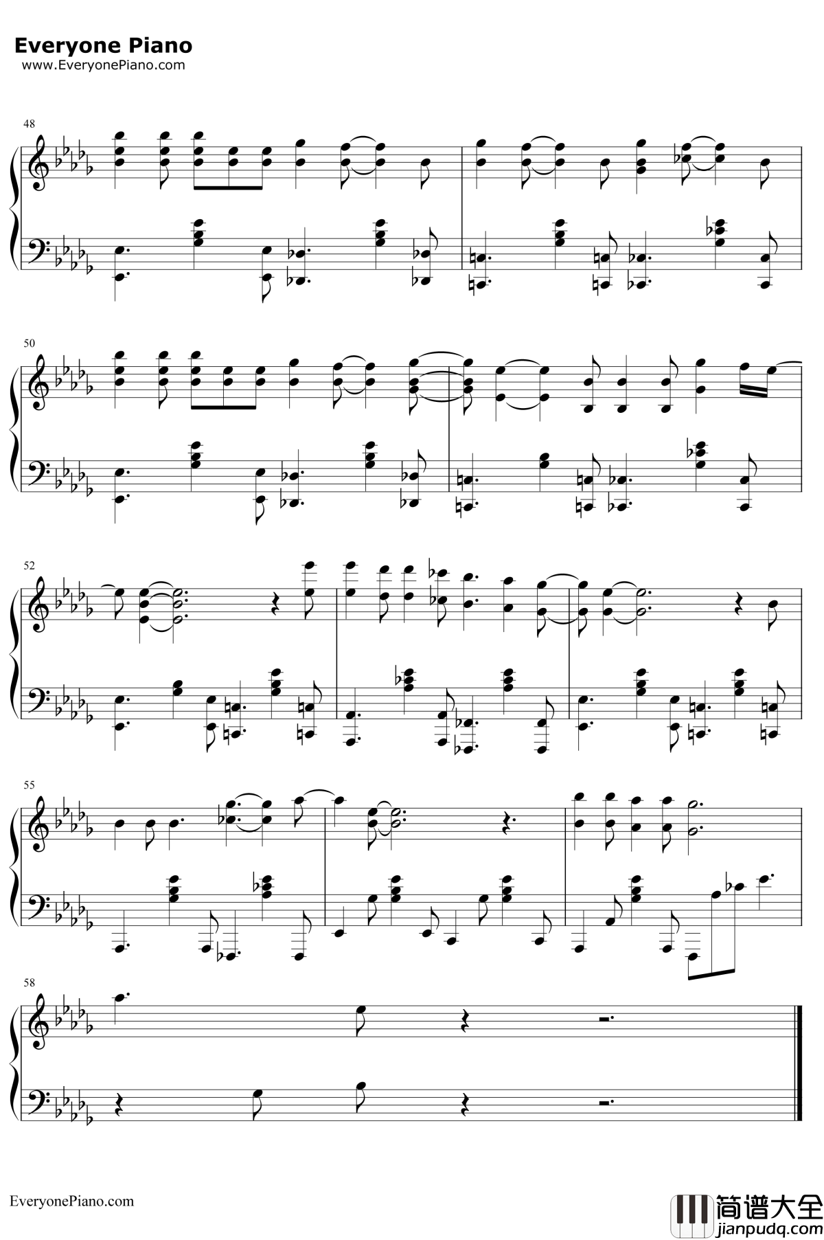 钻石钢琴谱_徐熙媛_泡沫之夏片尾曲