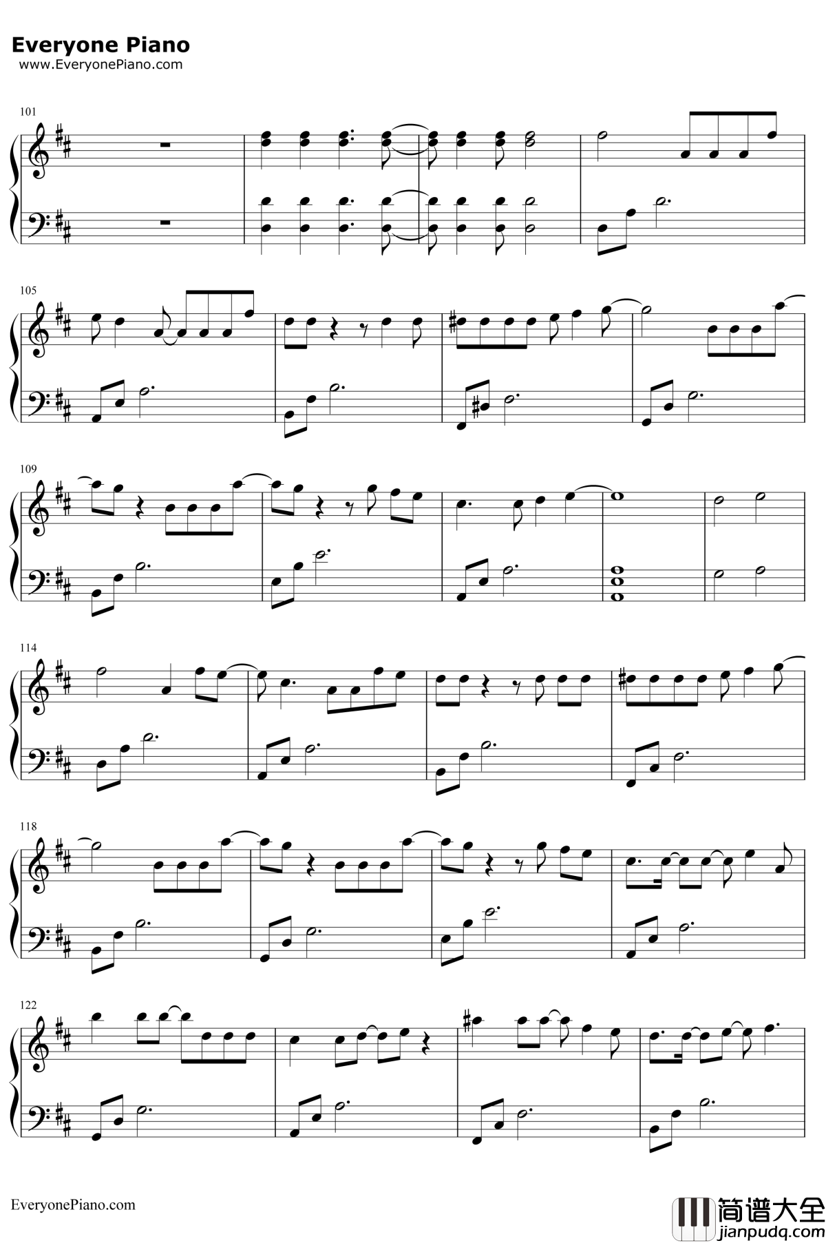 恋弾けました钢琴谱_ゆず_齐木楠雄的灾难主题曲