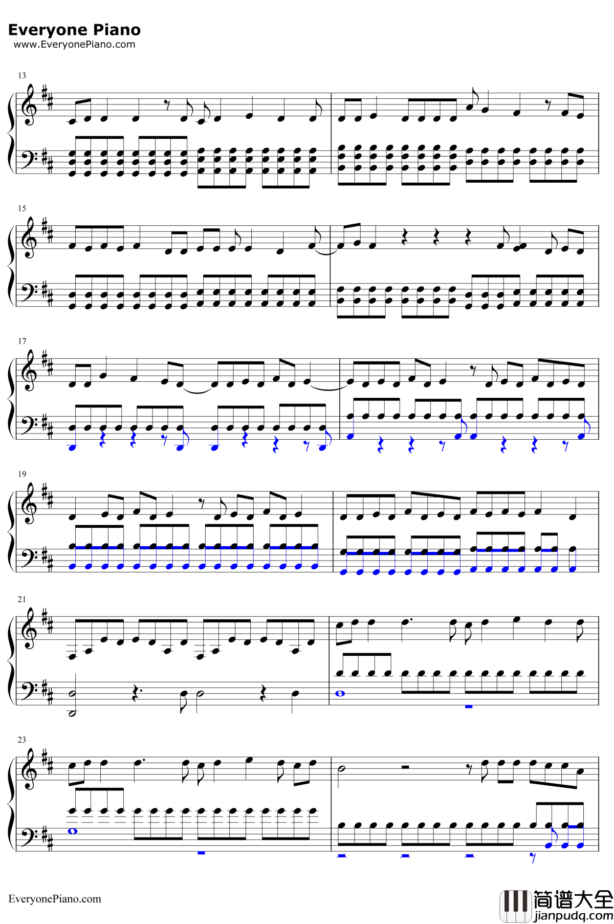 Love_Story钢琴谱_TaylorSwift_爱的故事