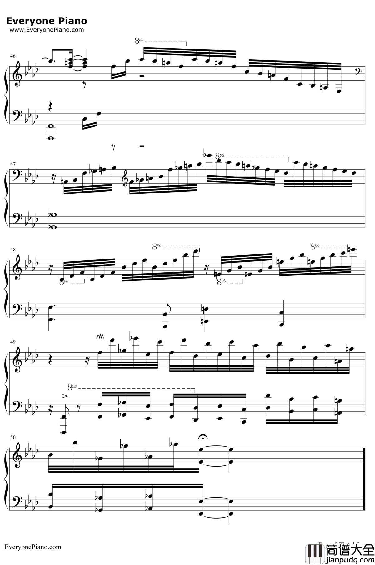 电灯胆钢琴谱__邓丽欣