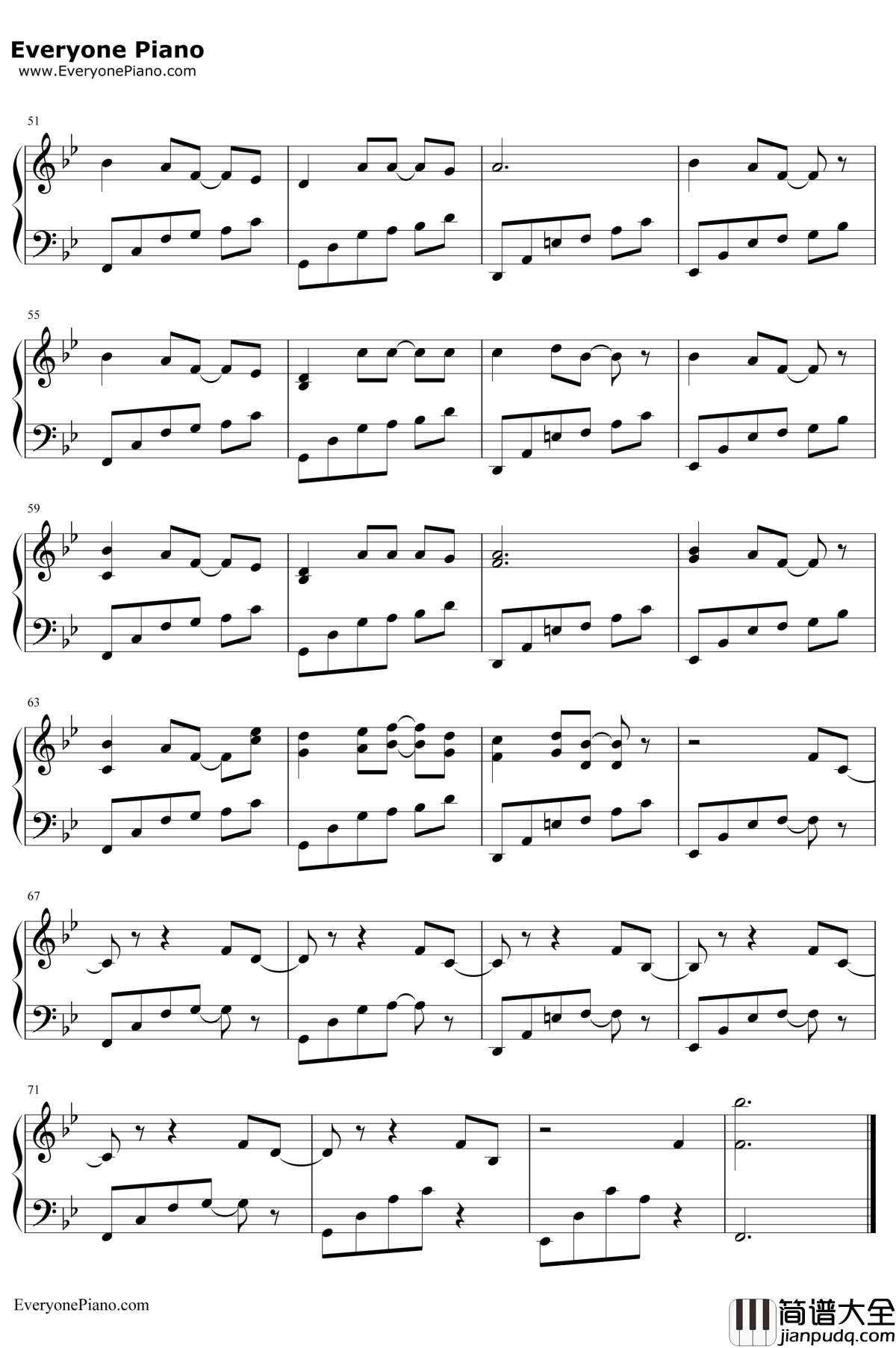 Eternity_Memory_of_Light_waves钢琴谱_松枝贺子_最终幻想X_2OST