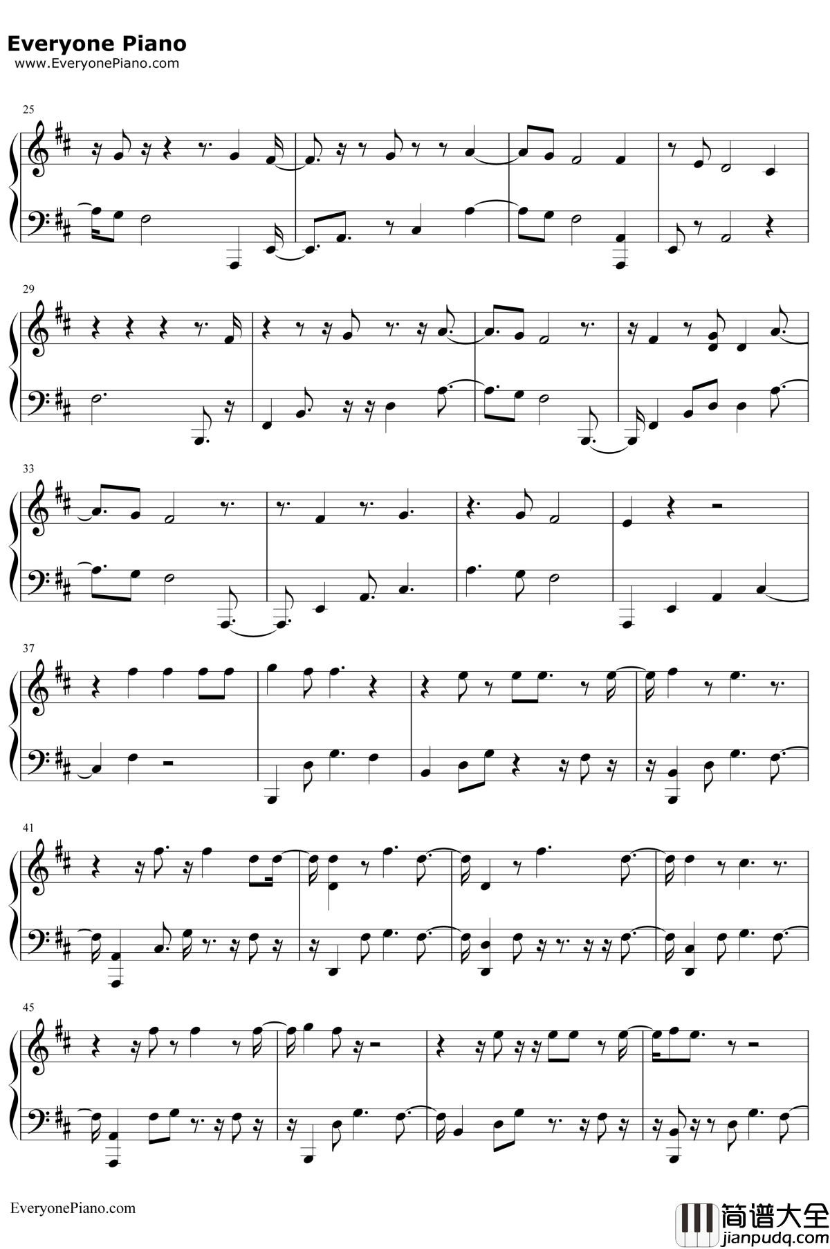 If_I'm_Lucky钢琴谱_JasonDerulo