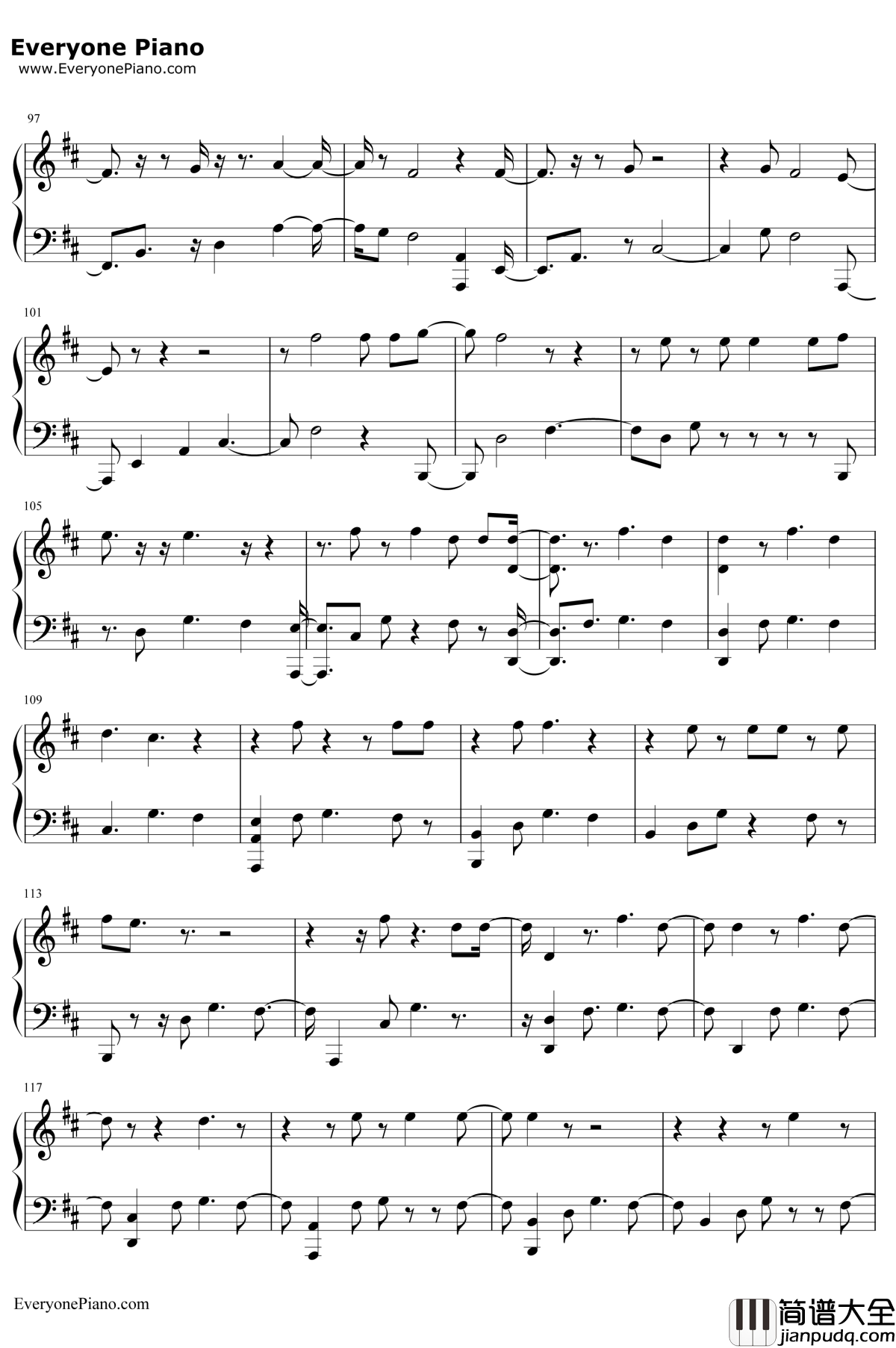 If_I'm_Lucky钢琴谱_JasonDerulo