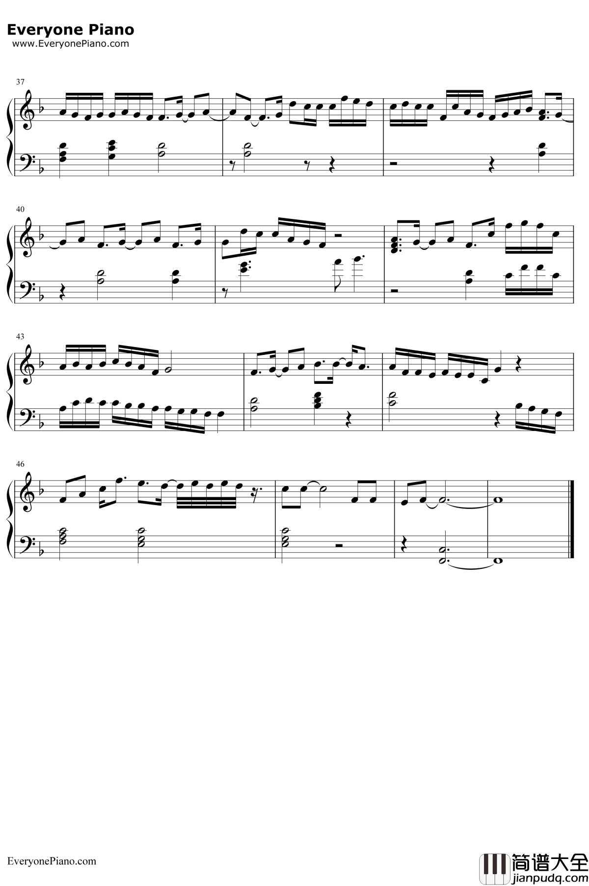 星期六的深夜钢琴谱___王力宏