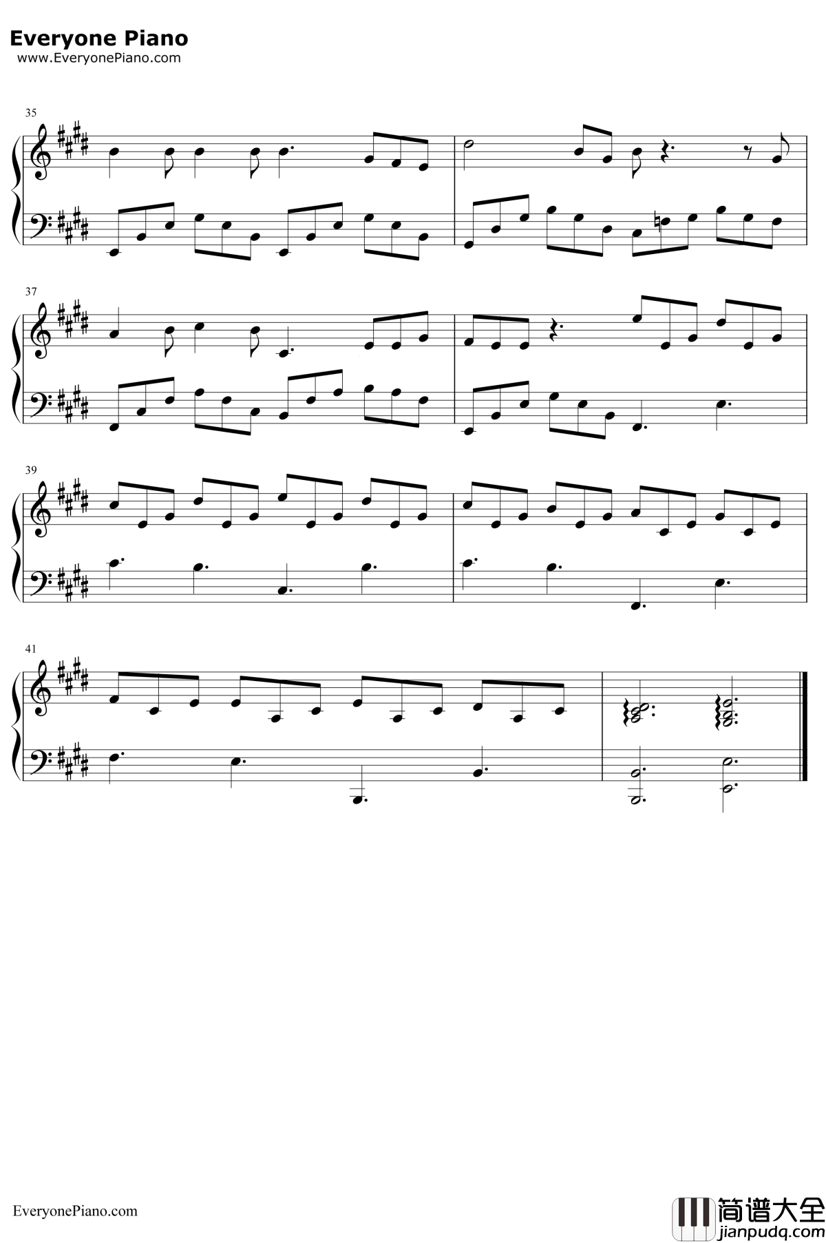 最长的旅途钢琴谱_李琦_无心法师片尾曲