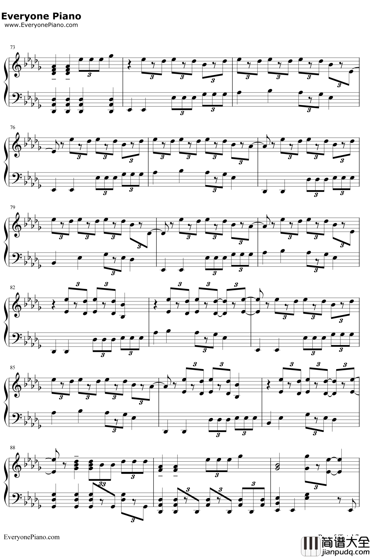 Sail钢琴谱_Awolnation