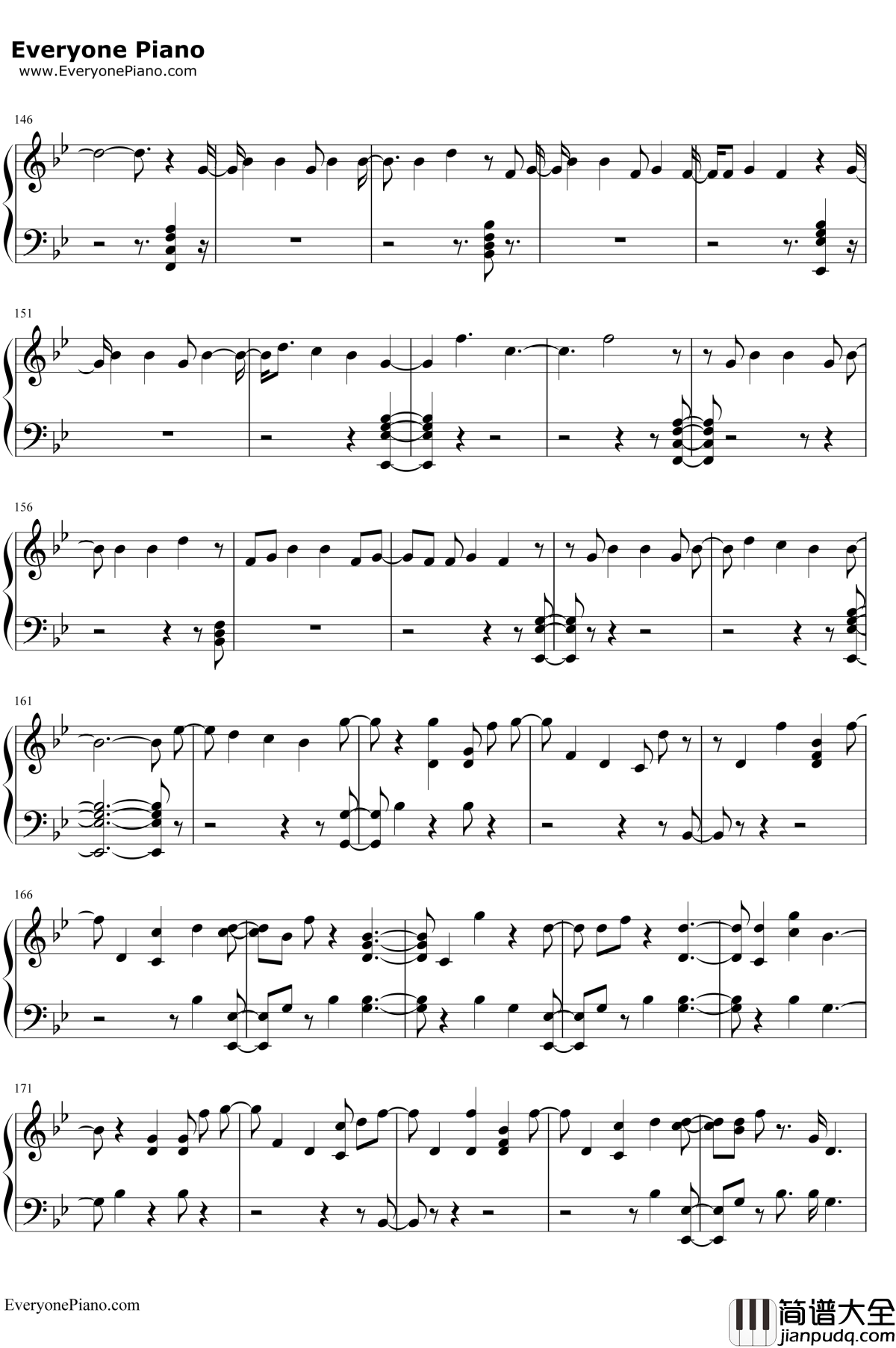 Sun_Comes_Up钢琴谱_RudimentalJamesArthur