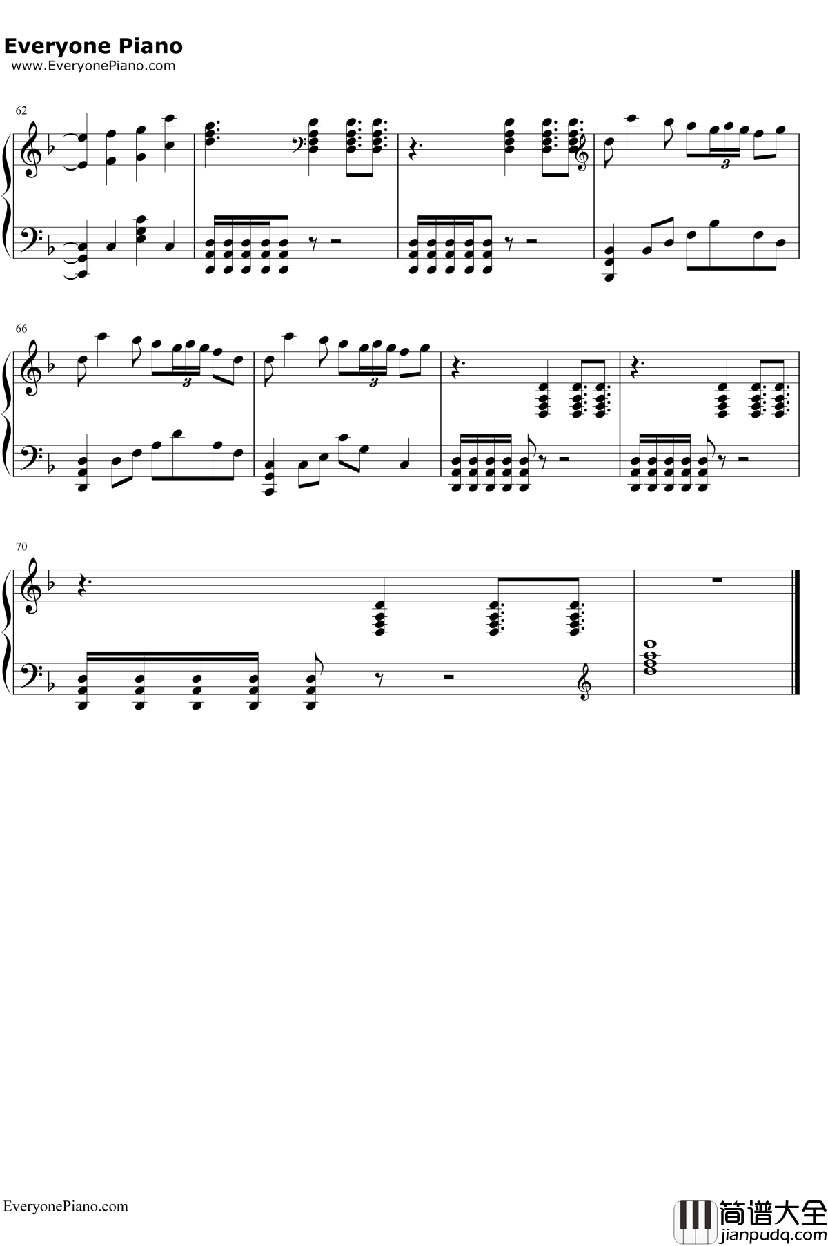 Liar_Mask钢琴谱_真山梨花真山りか_斩赤红之瞳OP2