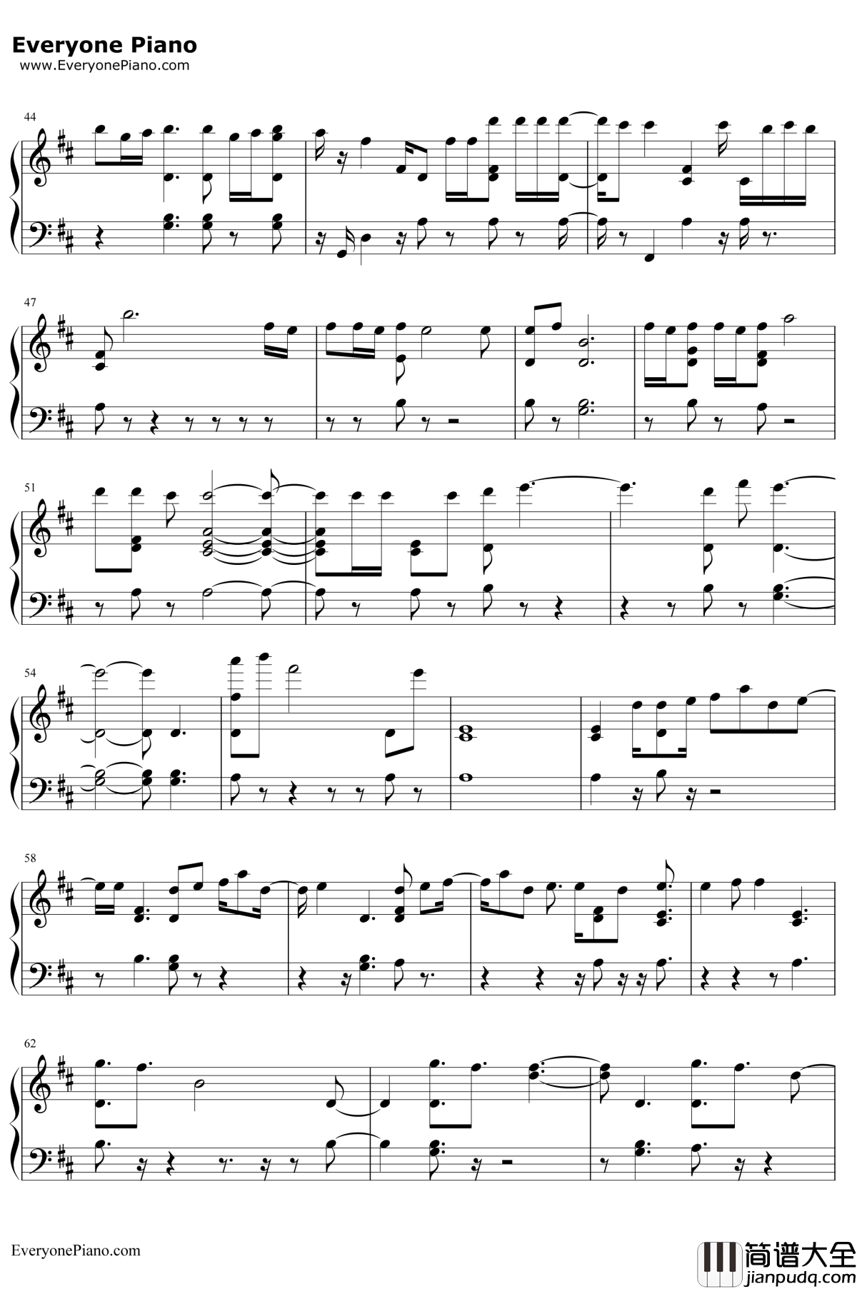 Dusk_Till_Dawn钢琴谱_ZAYNSia