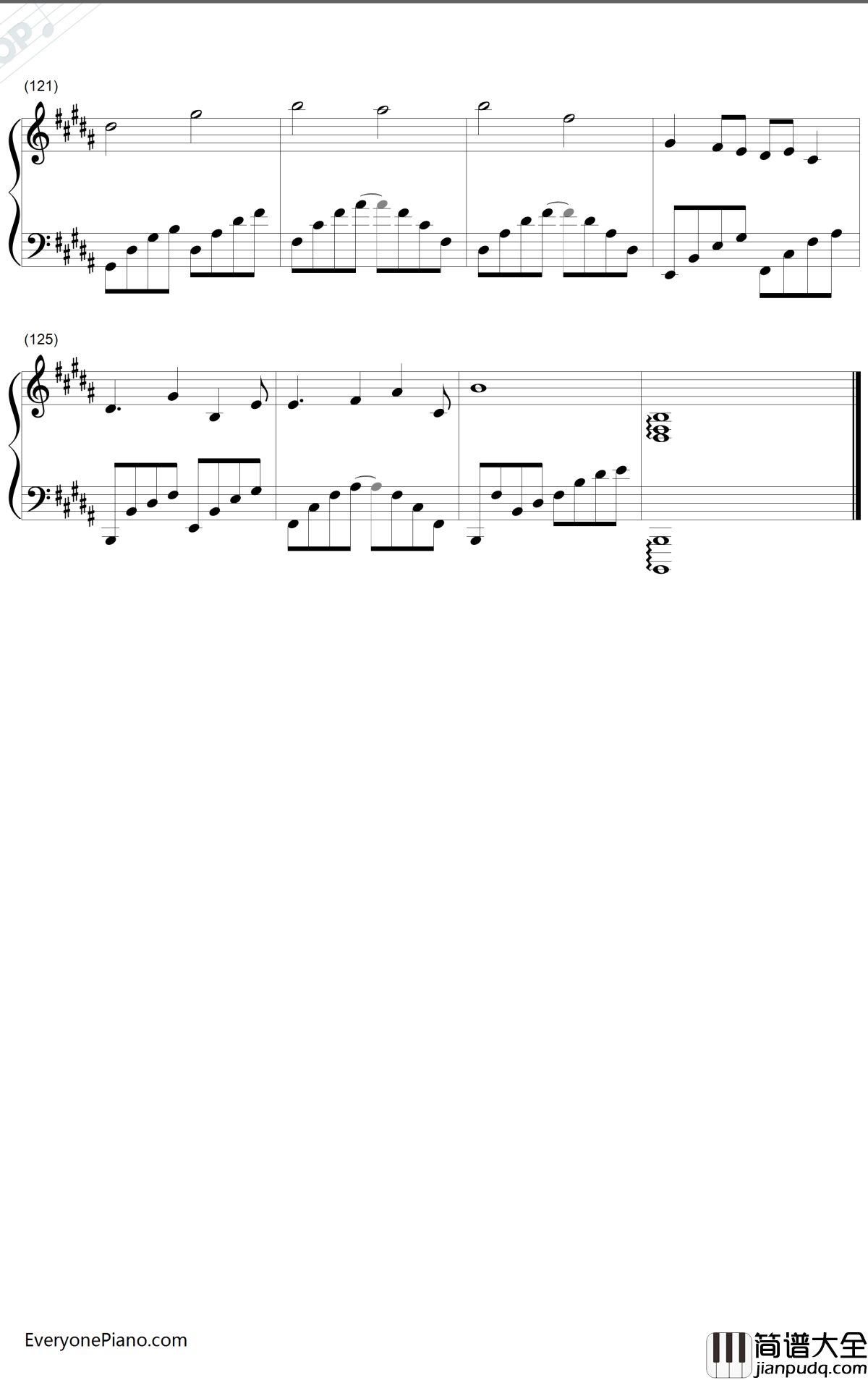 万物初始之风钢琴谱_平原绫香_はじまりの風_彩云国物语OP