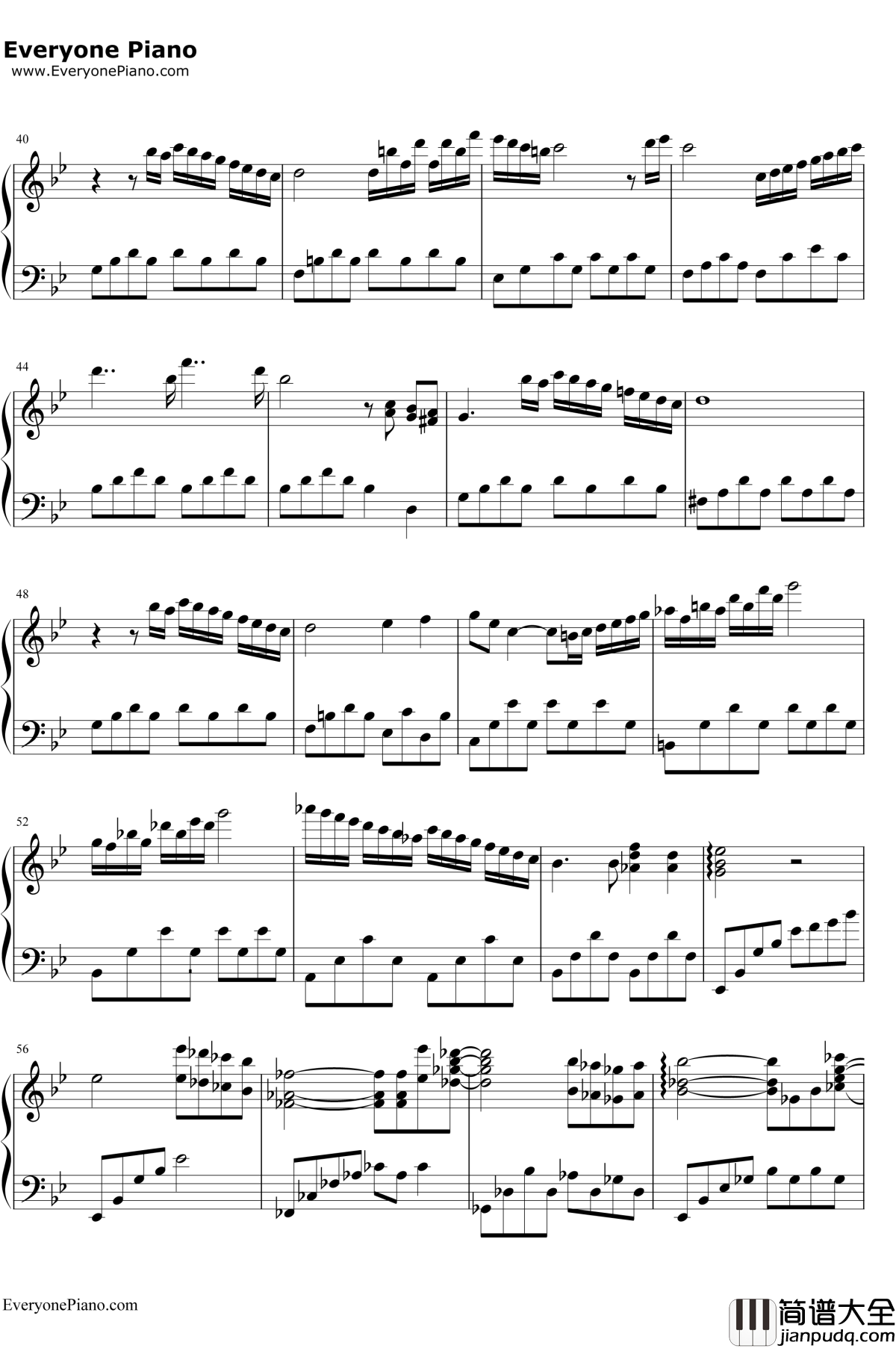 Hatsukoi钢琴谱_久石让__初恋_（はつ恋）主题曲