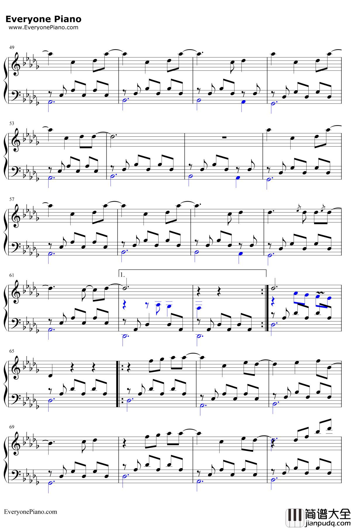 Turning钢琴谱__班得瑞